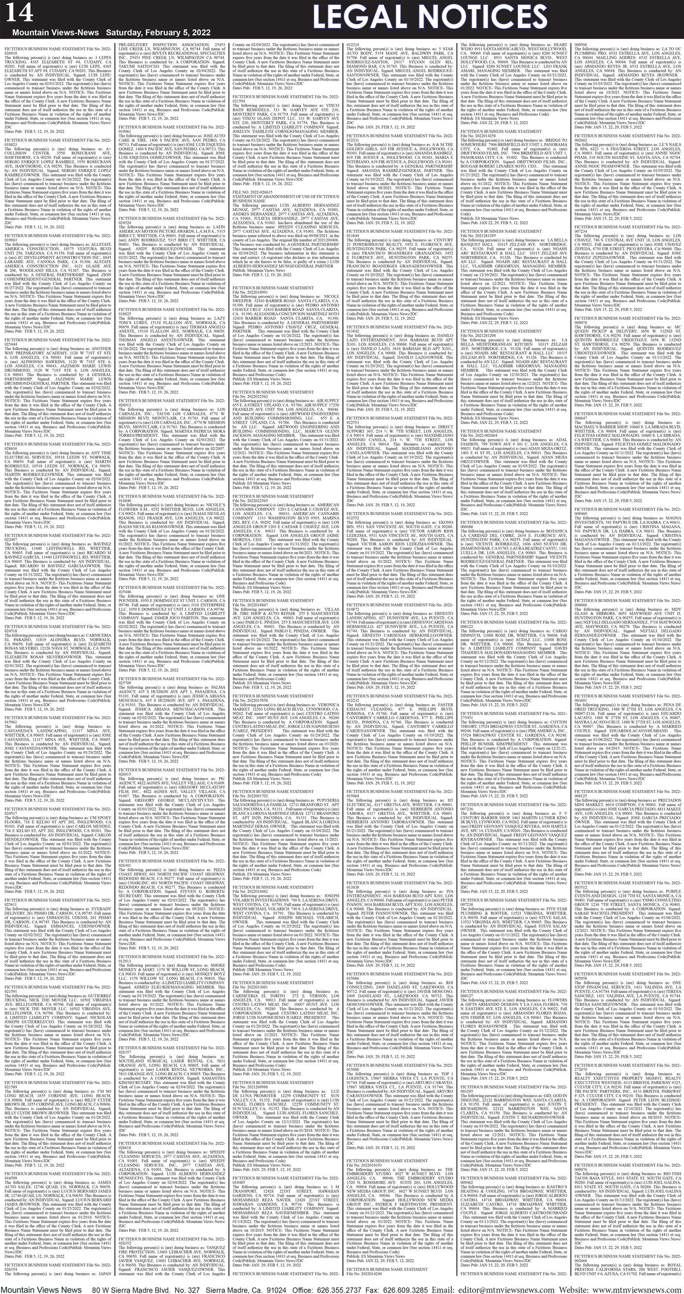 MVNews this week:  Page 14