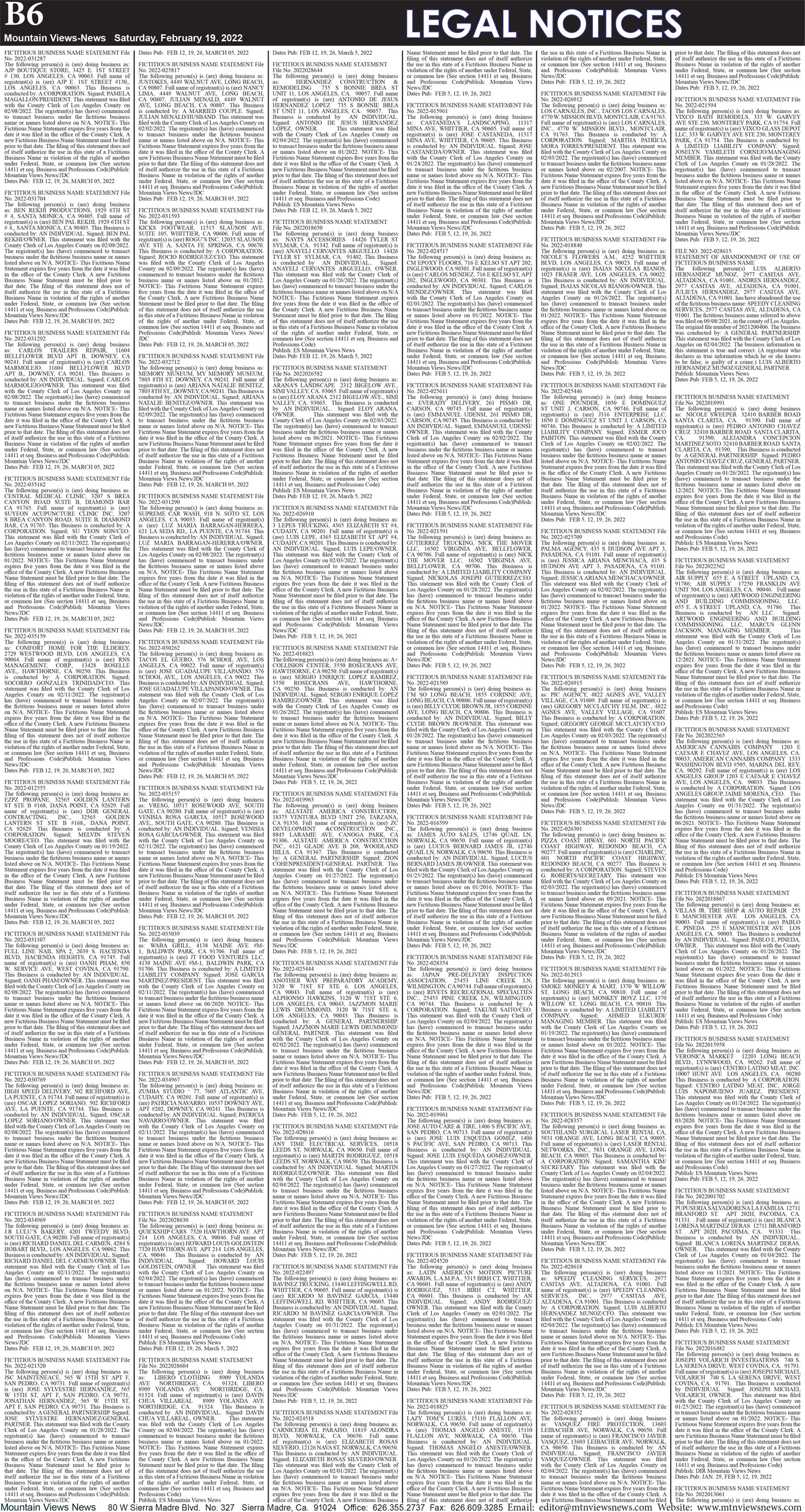 MVNews this week:  Page B:6