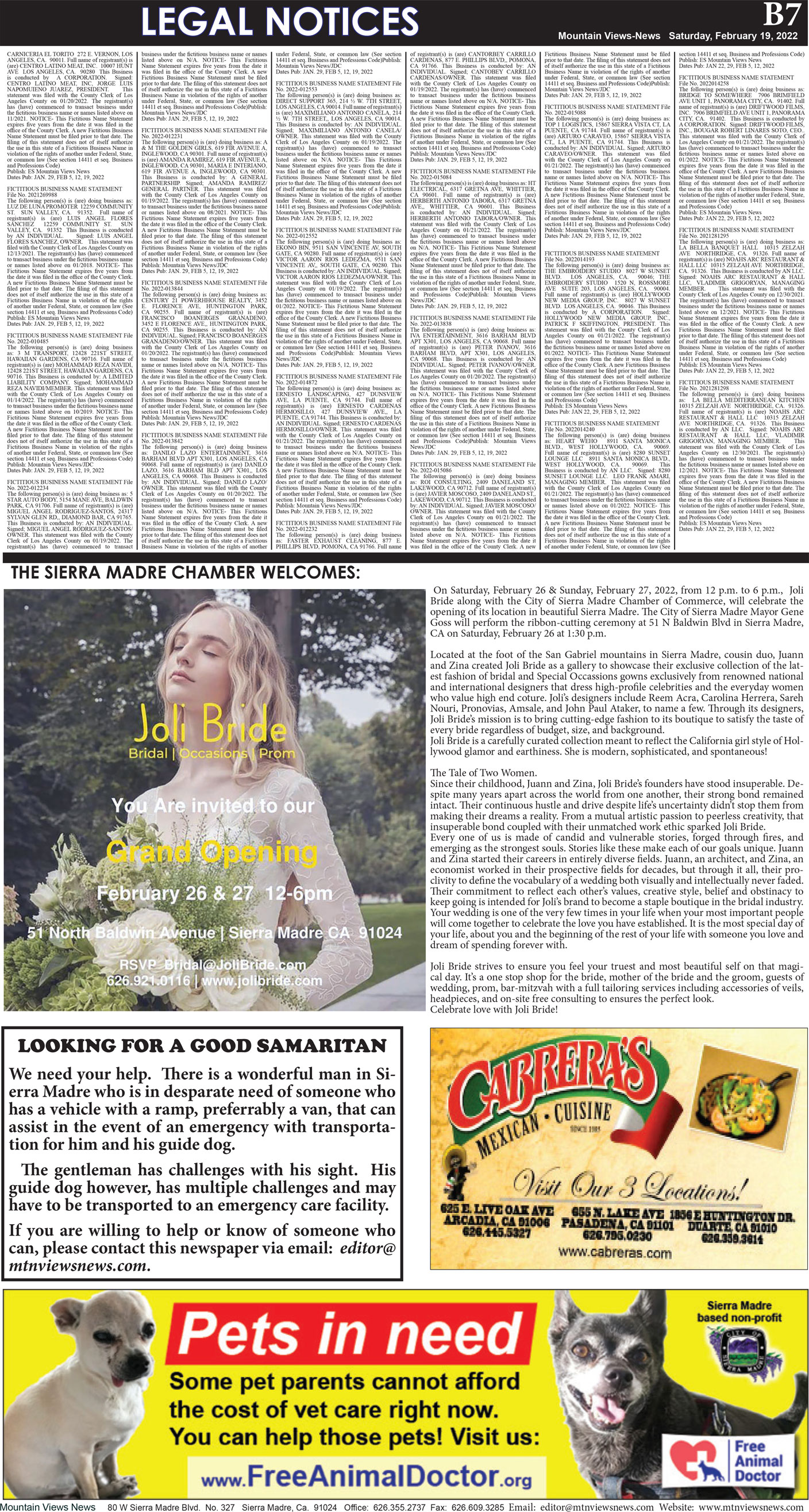 MVNews this week:  Page B:7