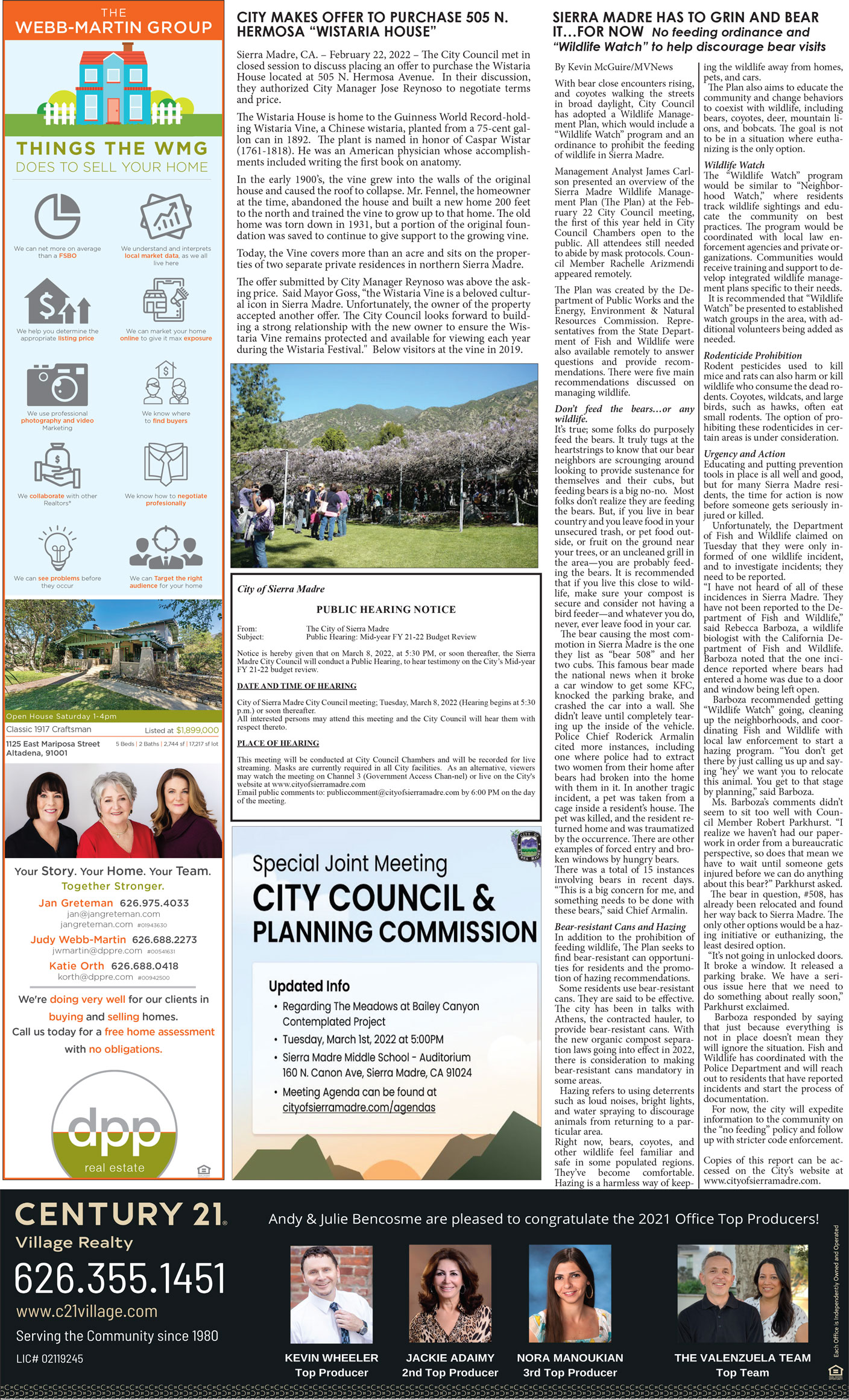 MVNews this week:  Page 1