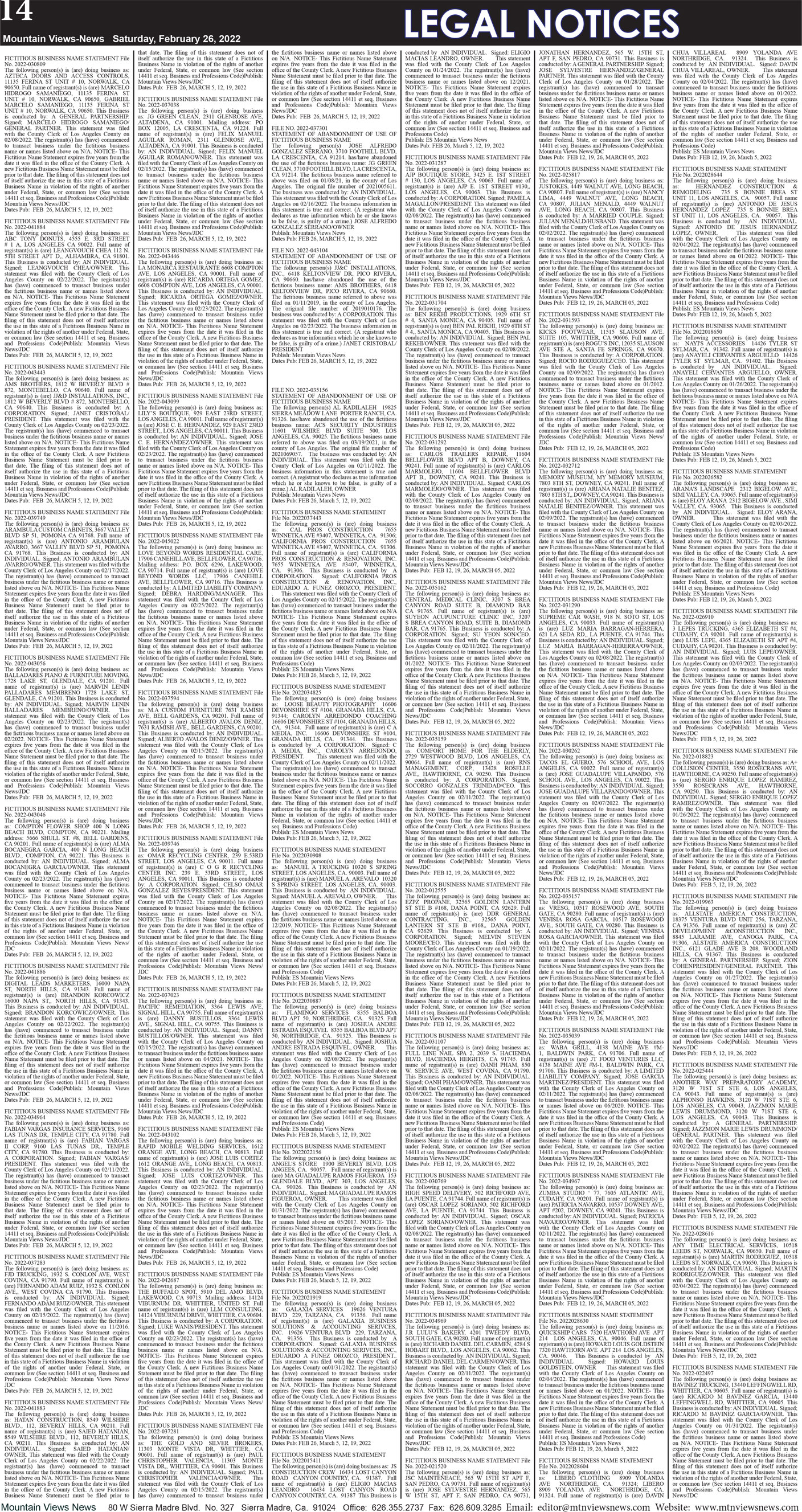 MVNews this week:  Page 14