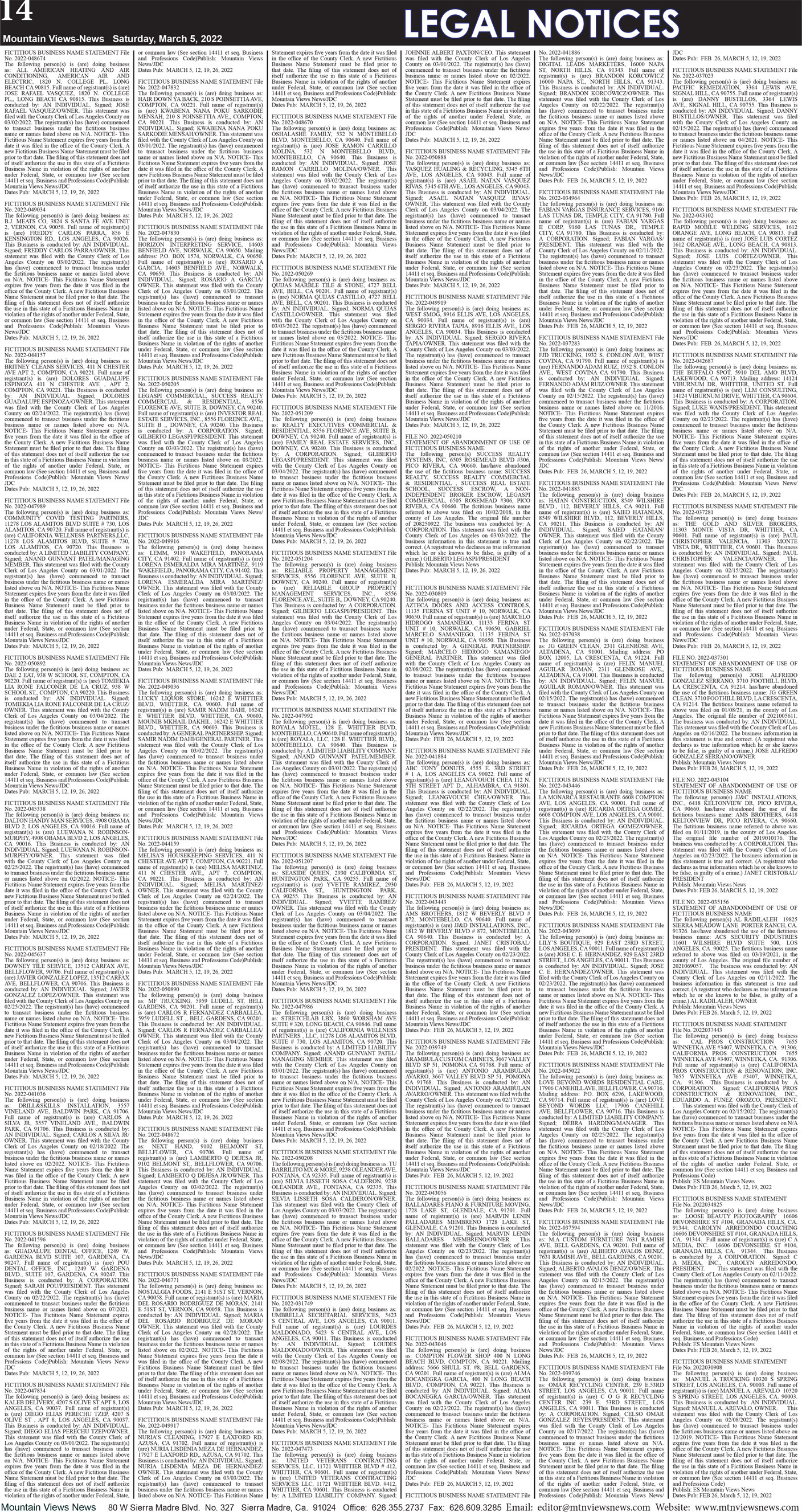 MVNews this week:  Page 14