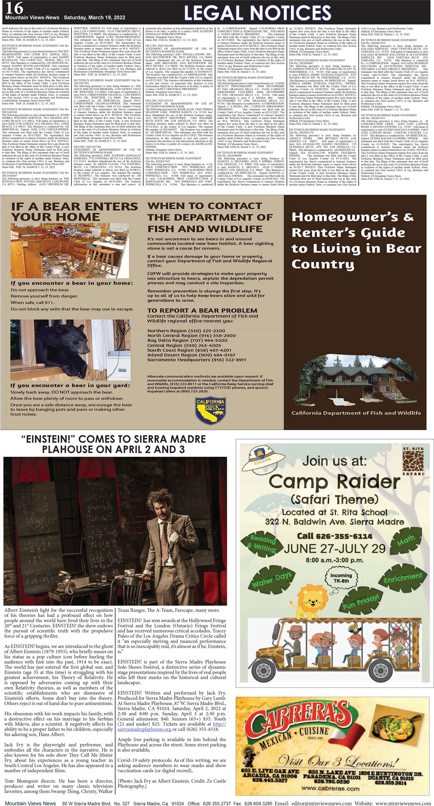 MVNews this week:  Page 16