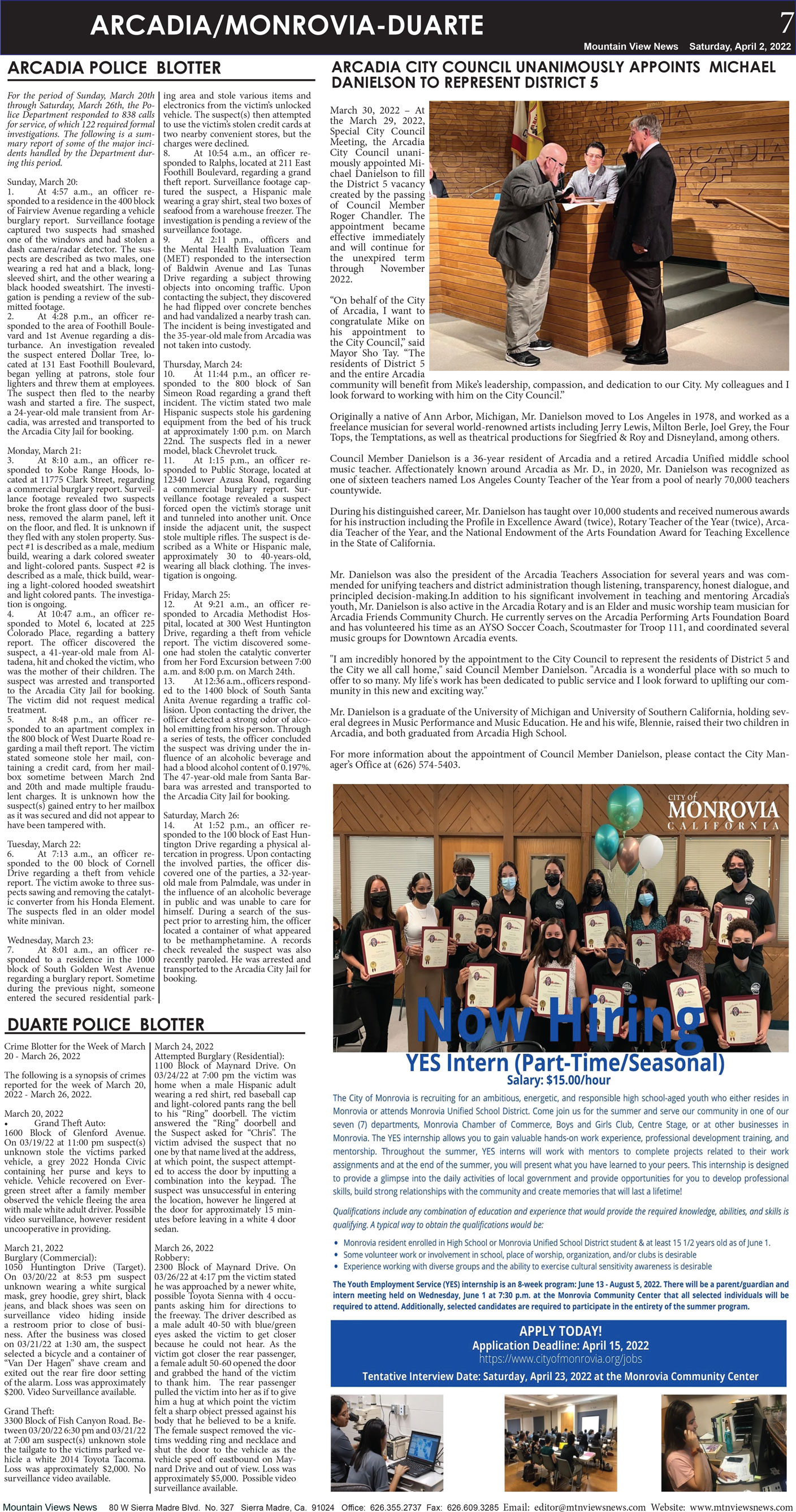 MVNews this week:  Page 7