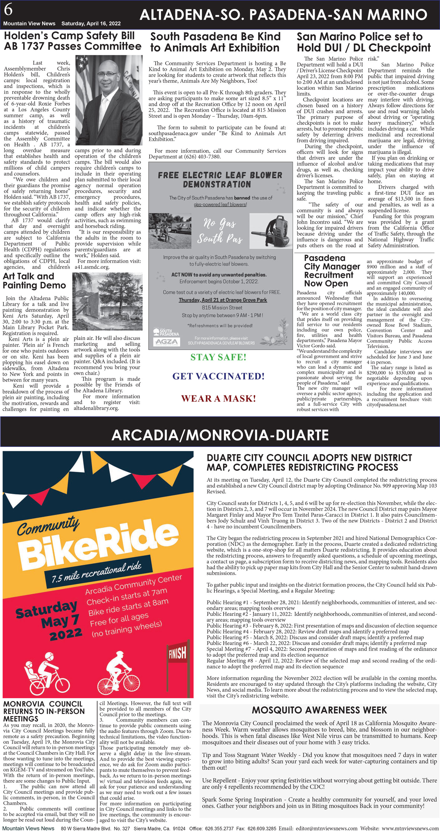 MVNews this week:  Page 6