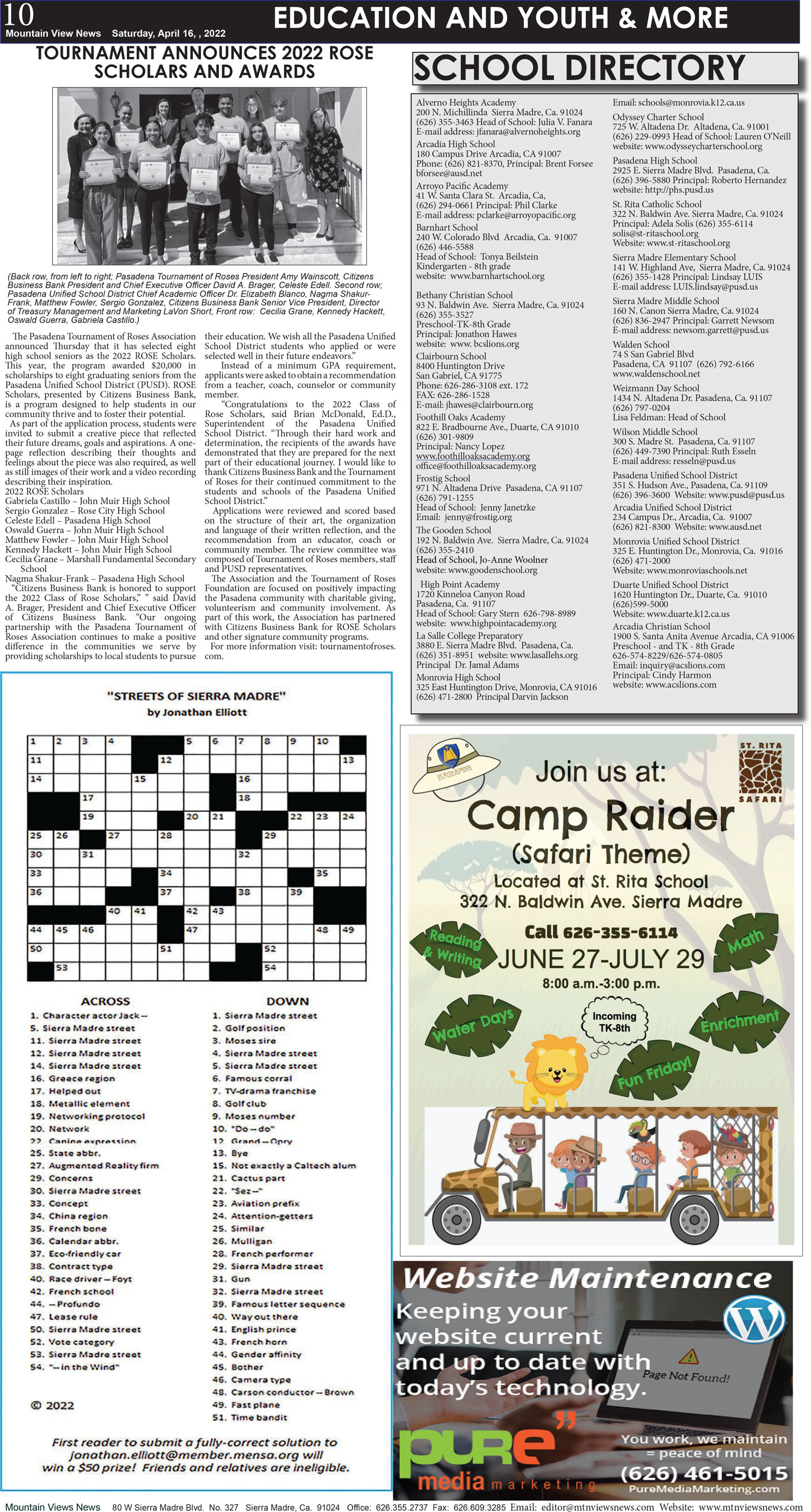 MVNews this week:  Page 10