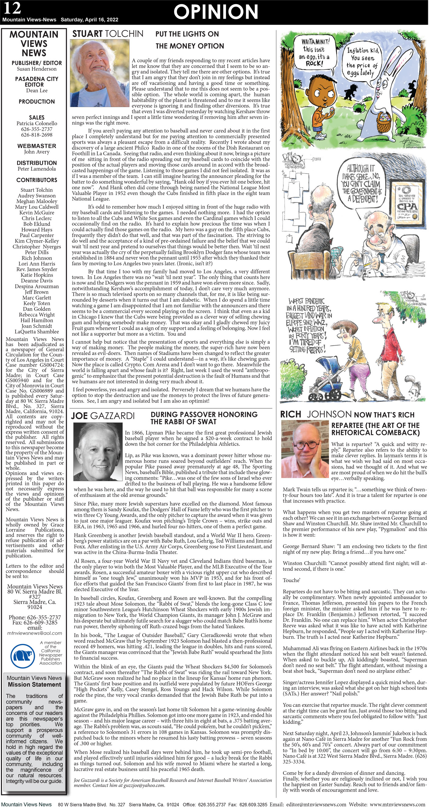 MVNews this week:  Page 12