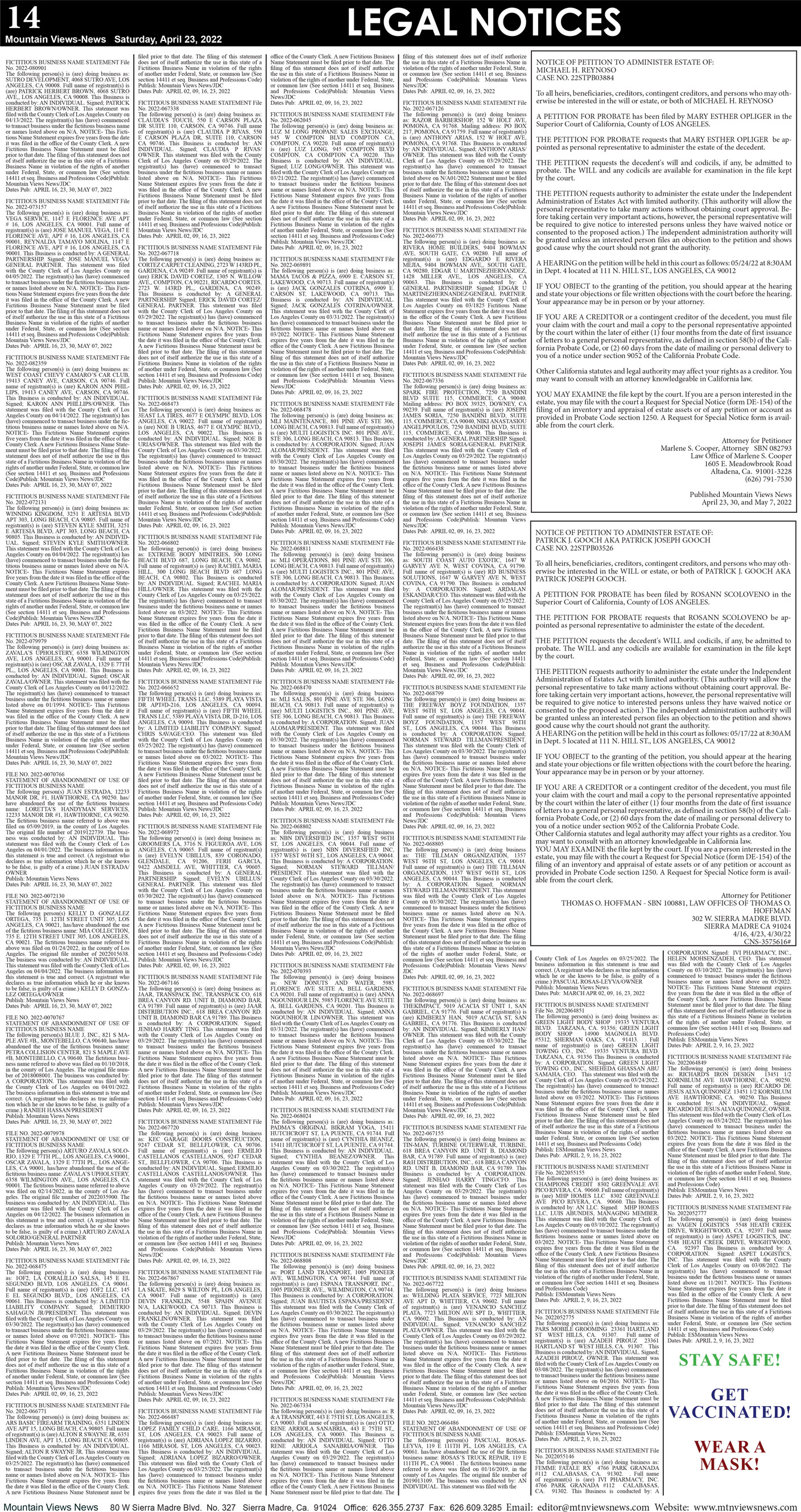 MVNews this week:  Page 14