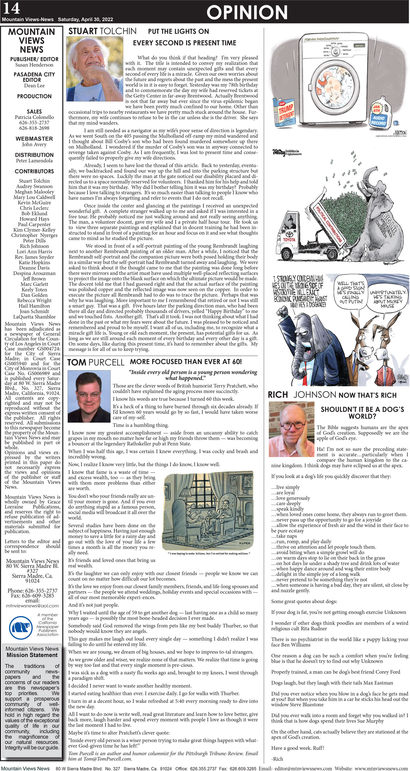 MVNews this week:  Page 14