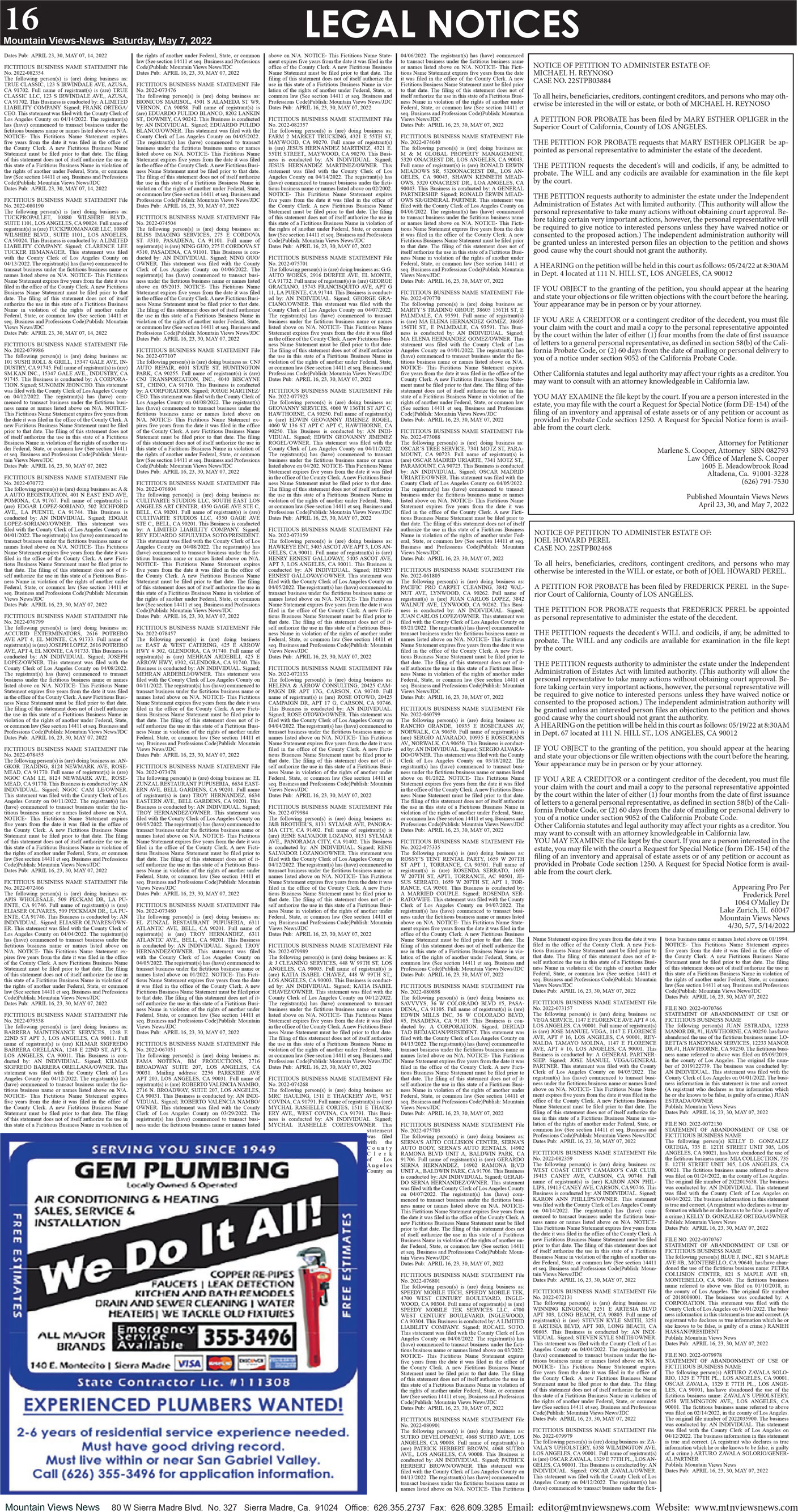 MVNews this week:  Page 16