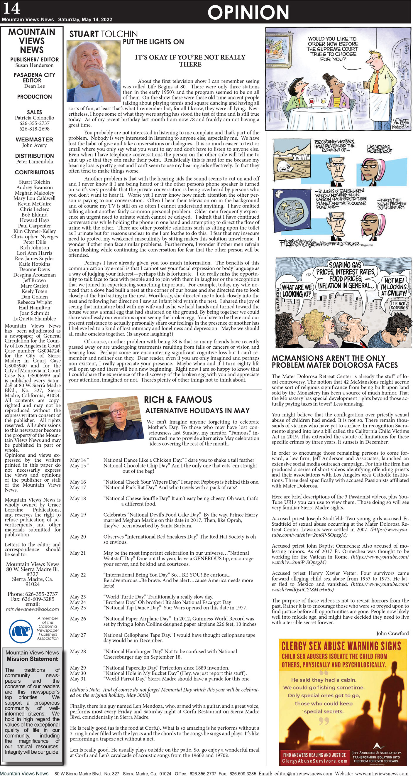 MVNews this week:  Page 14