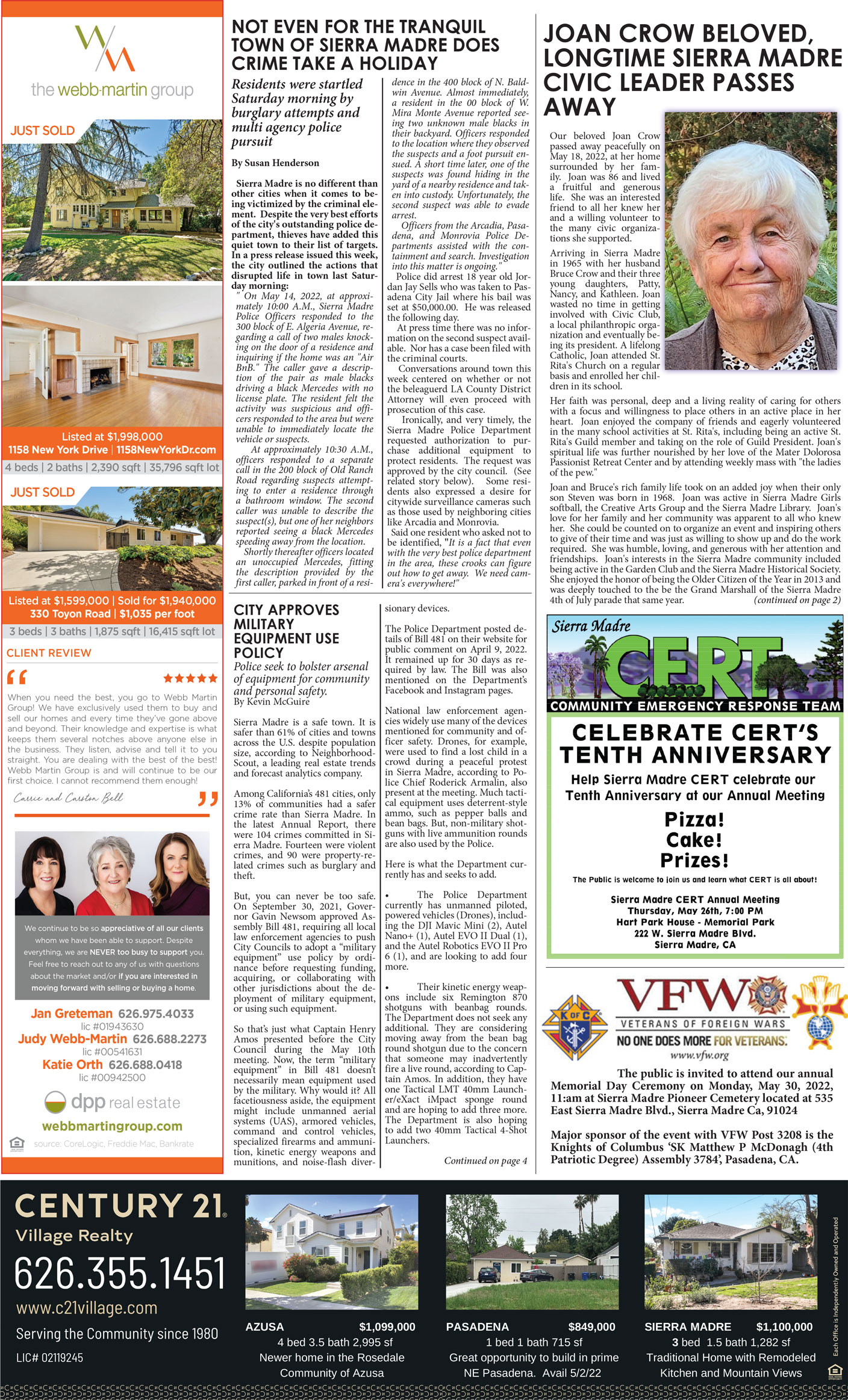 MVNews this week:  Page 1