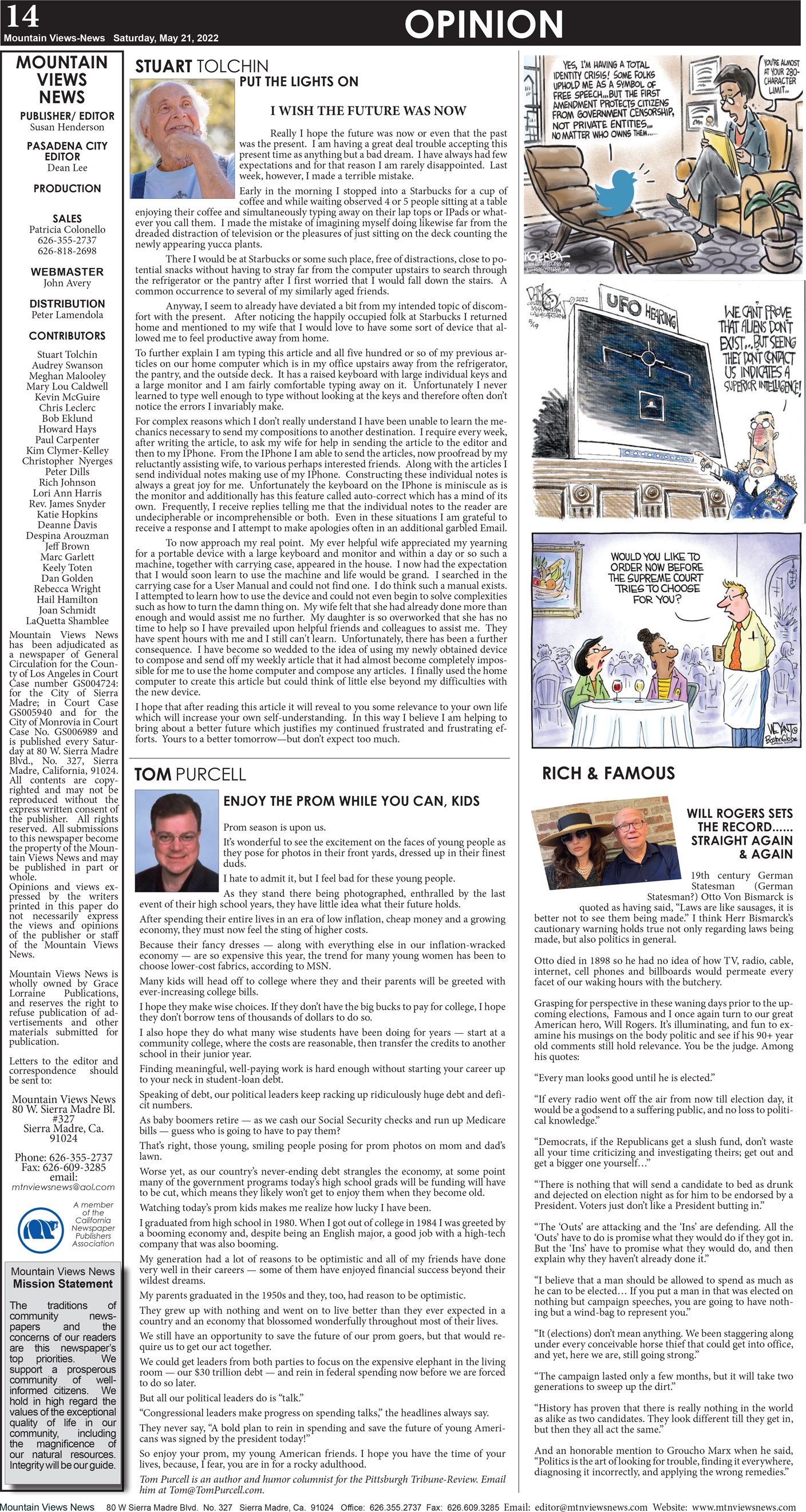 MVNews this week:  Page 14