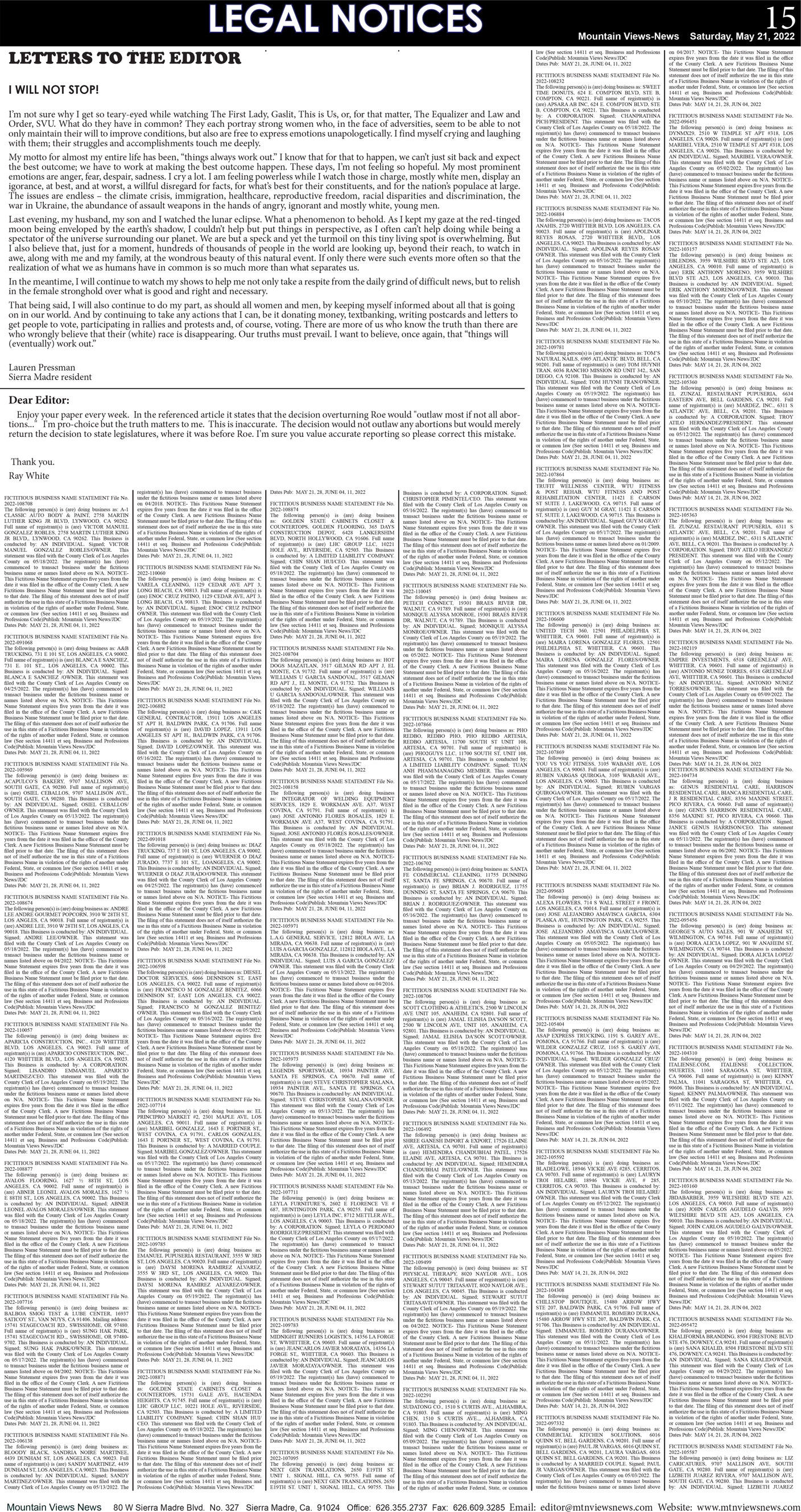 MVNews this week:  Page 15