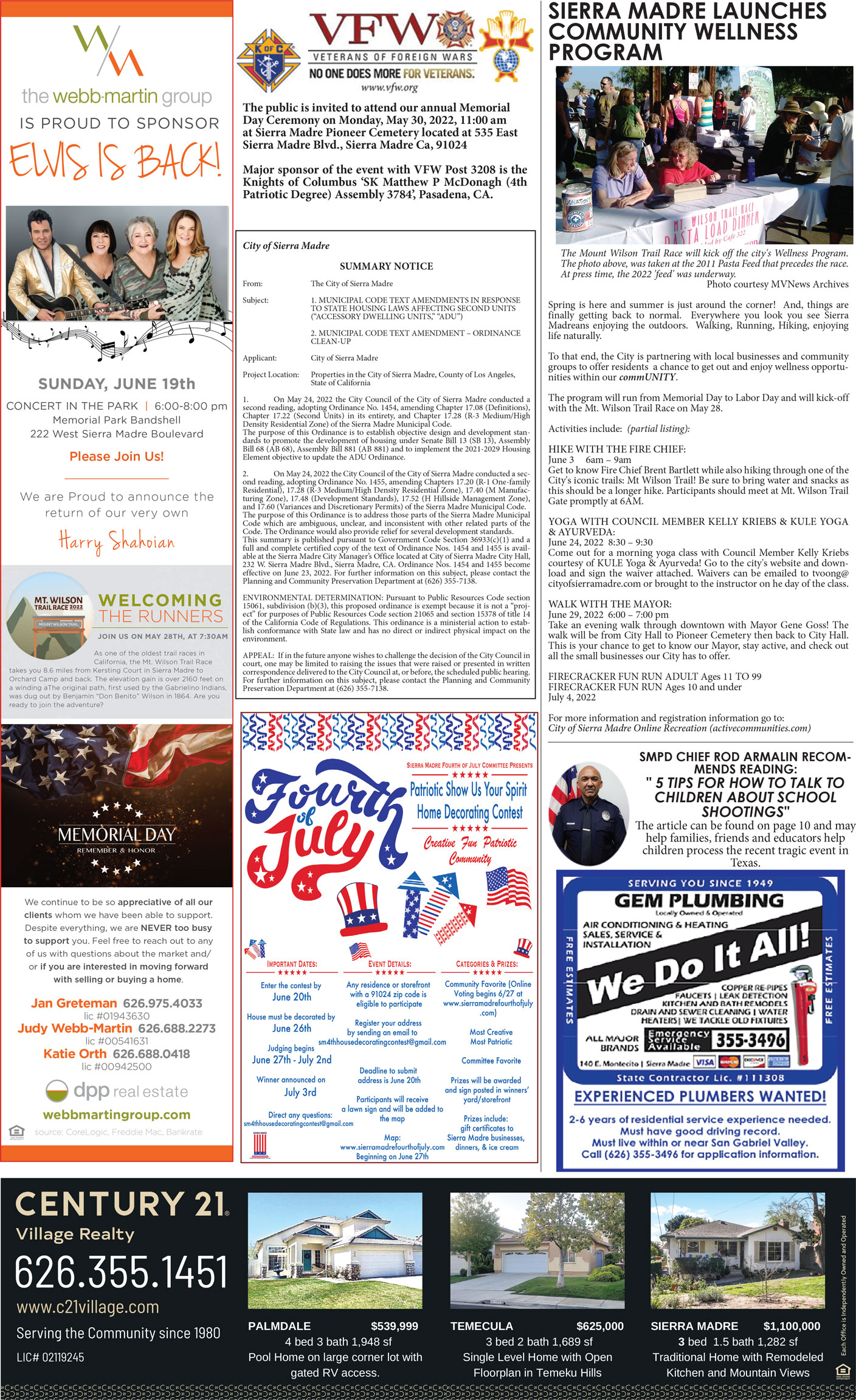 MVNews this week:  Page 1