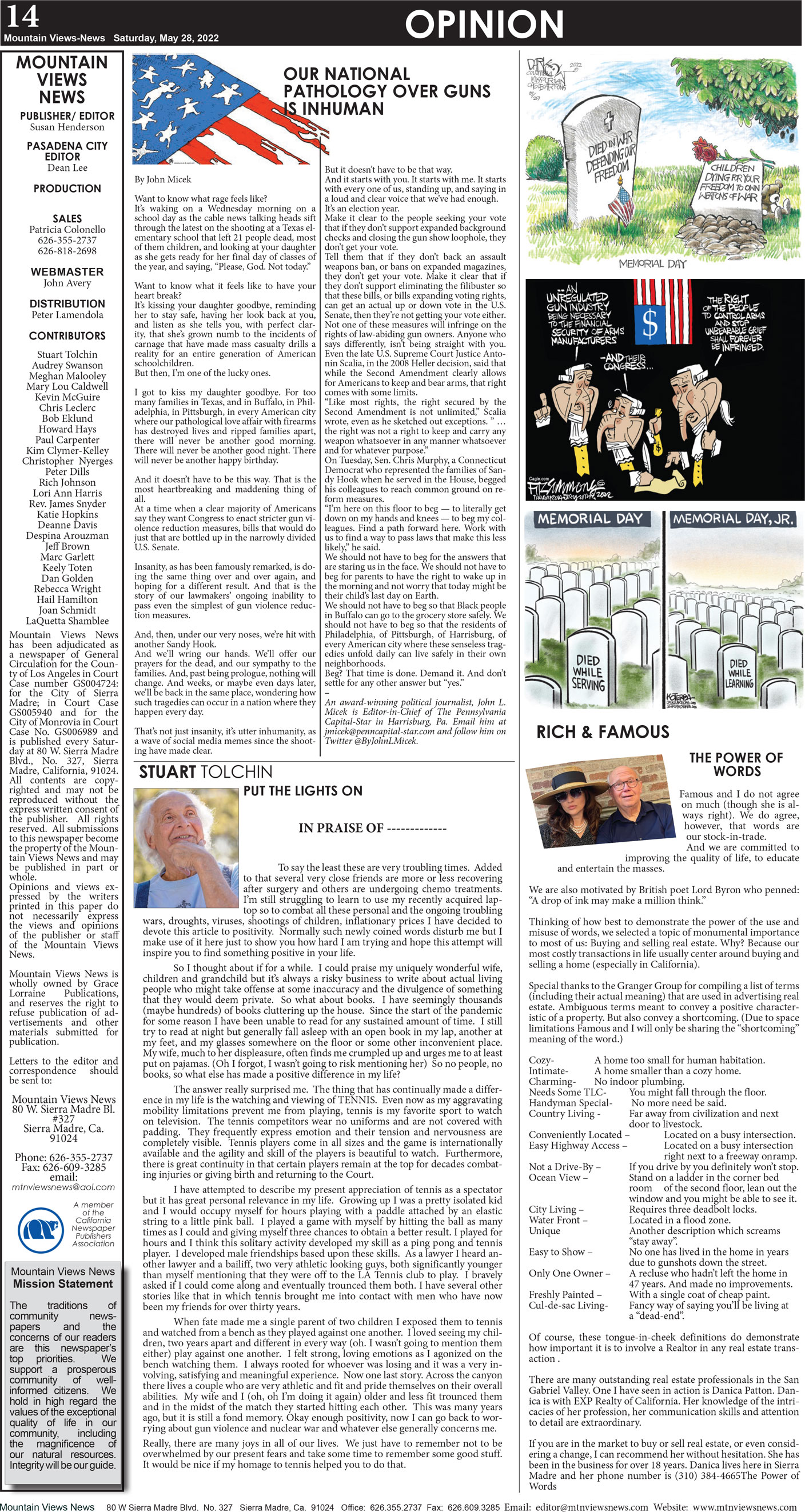 MVNews this week:  Page 14