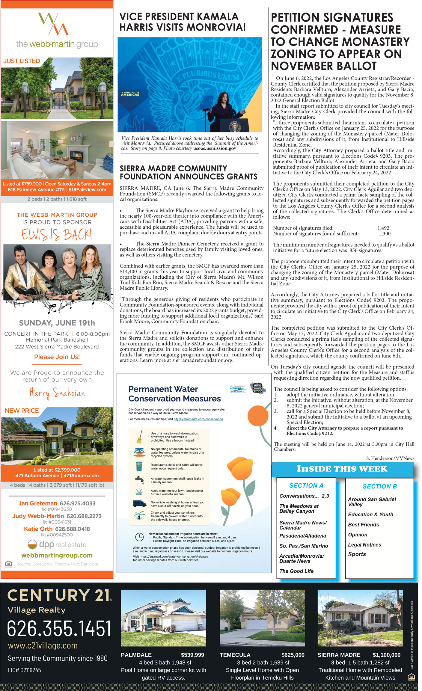 MVNews this week:  Page 1