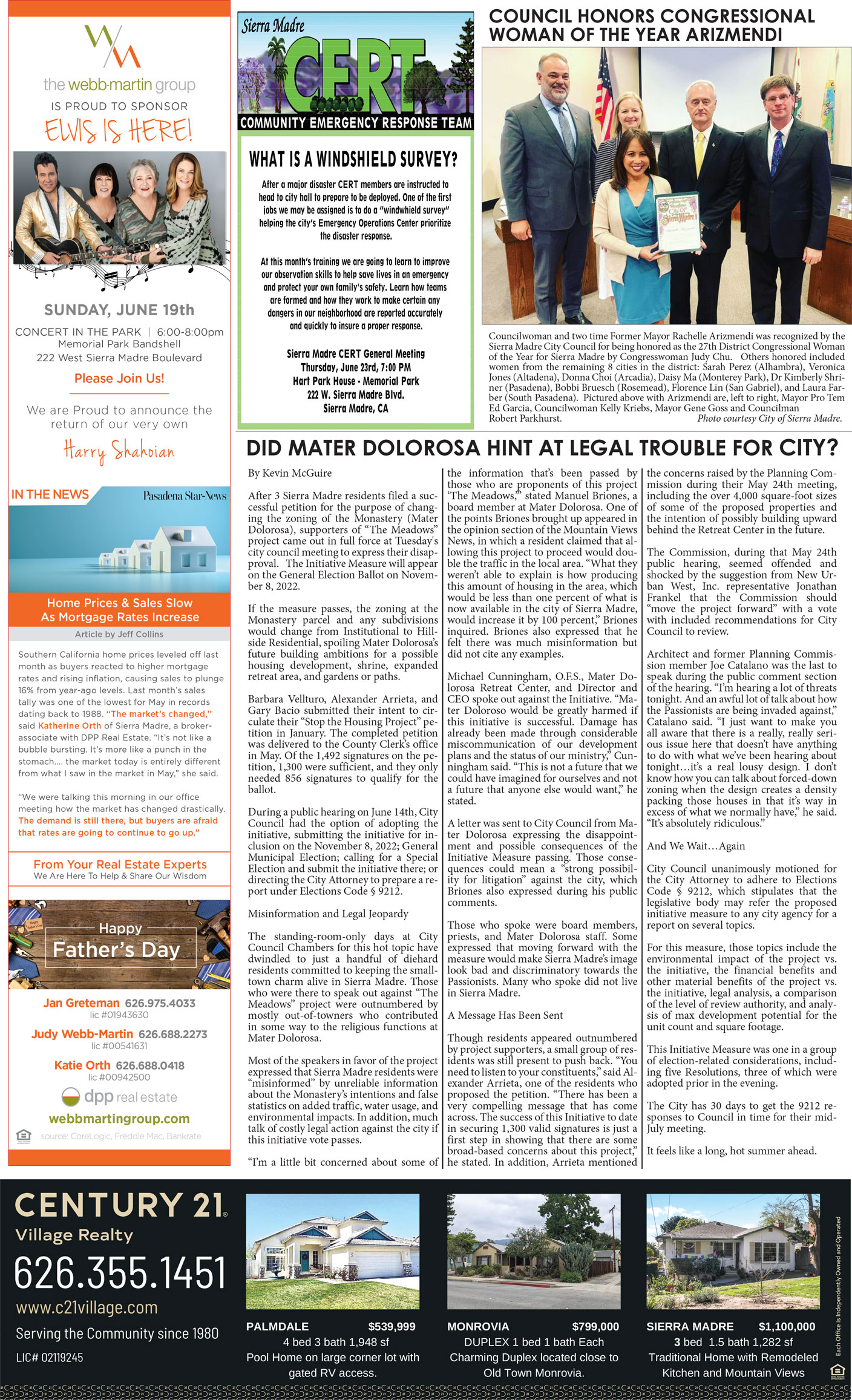 MVNews this week:  Page 1