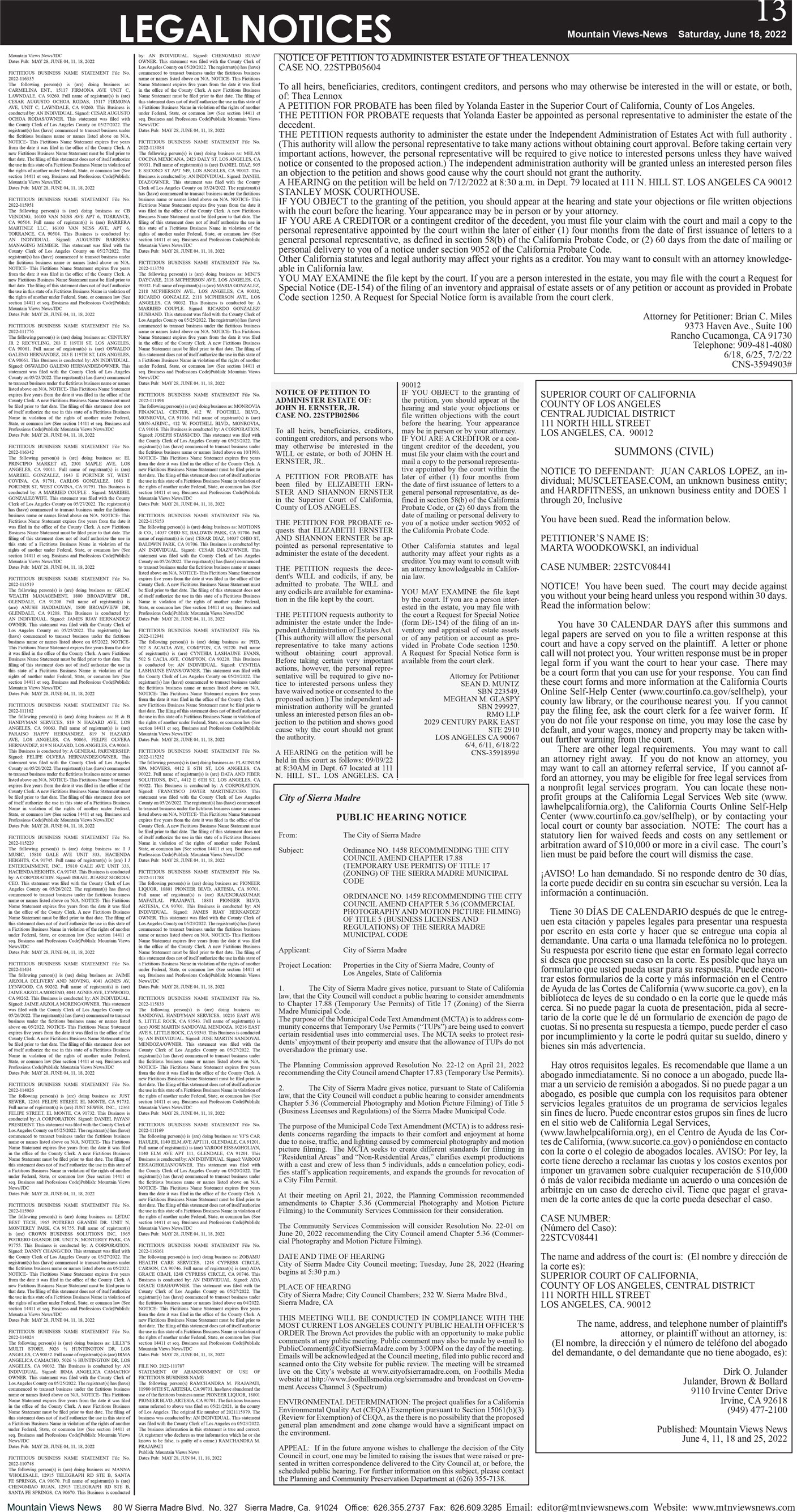 MVNews this week:  Page 13