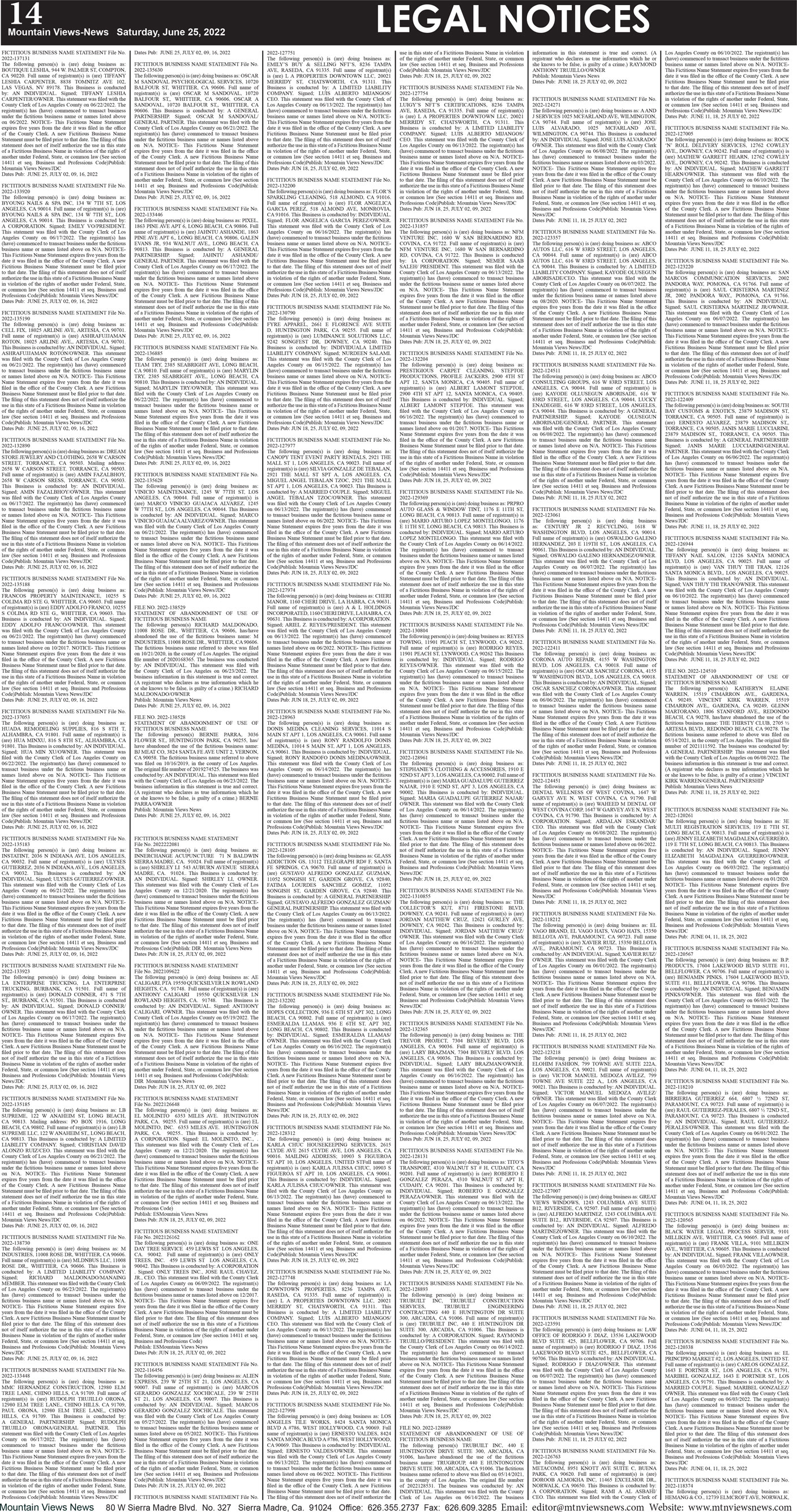 MVNews this week:  Page 14