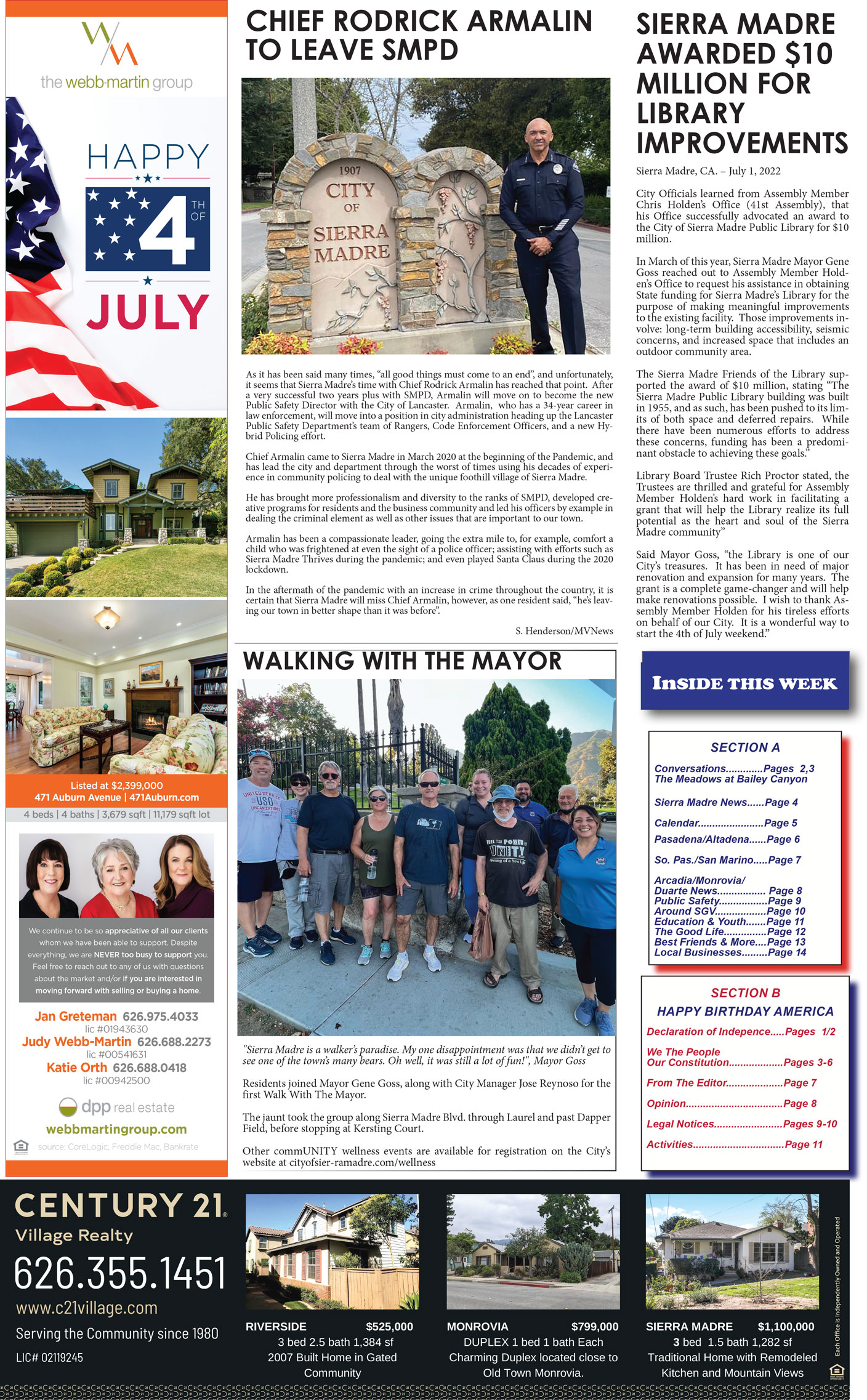MVNews this week:  Page 1