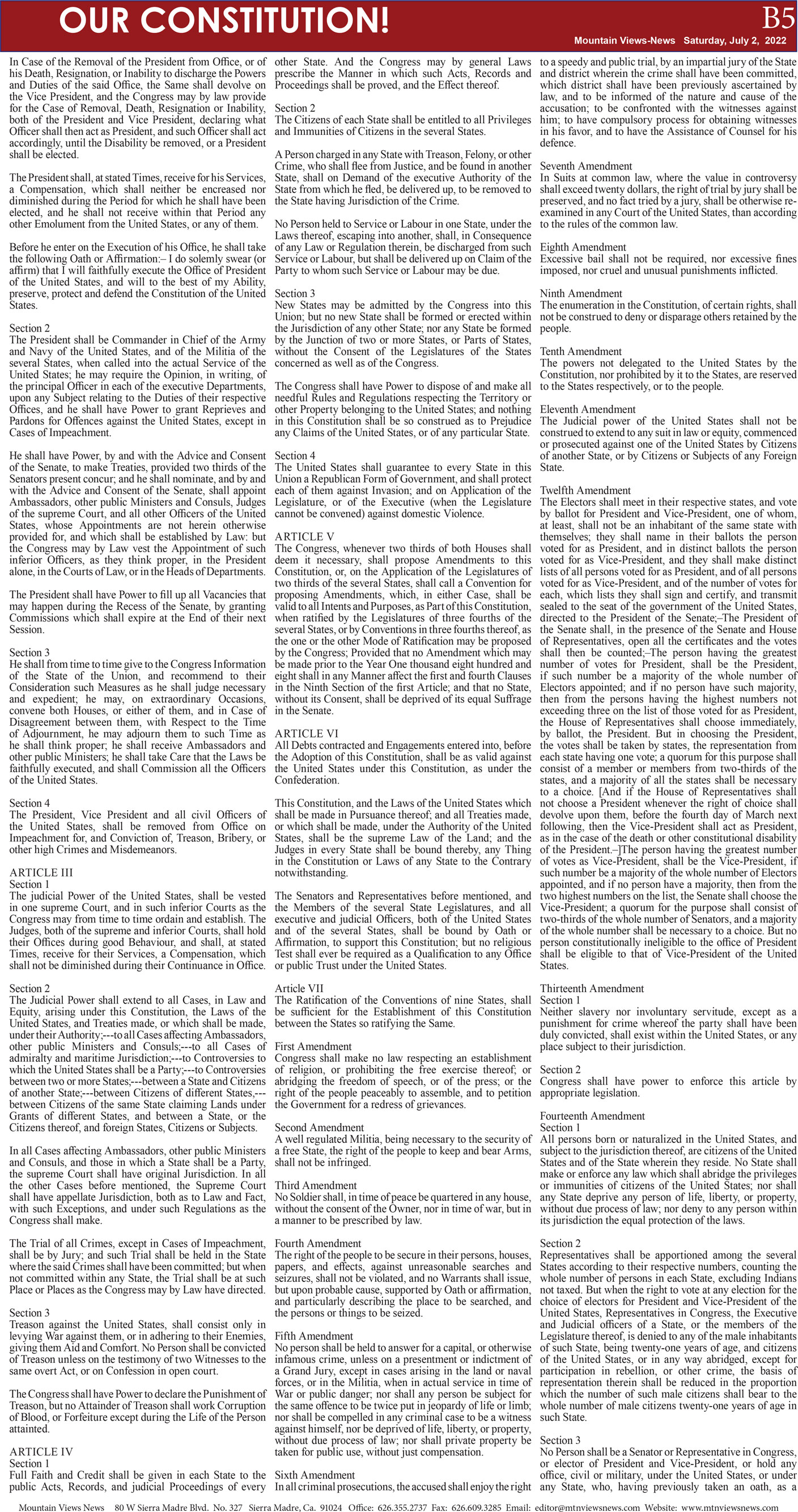 MVNews this week:  Page B:5