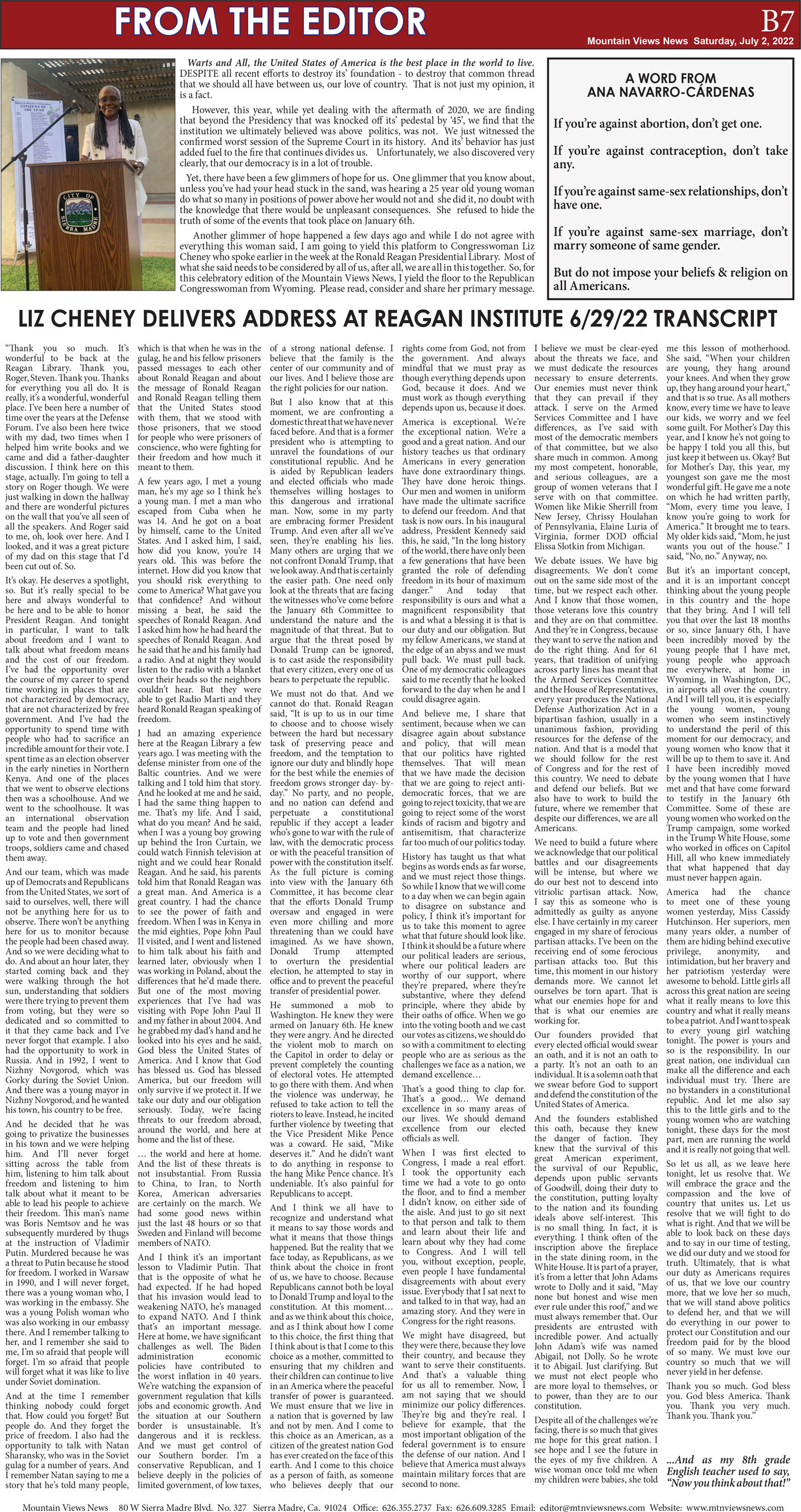 MVNews this week:  Page B:7