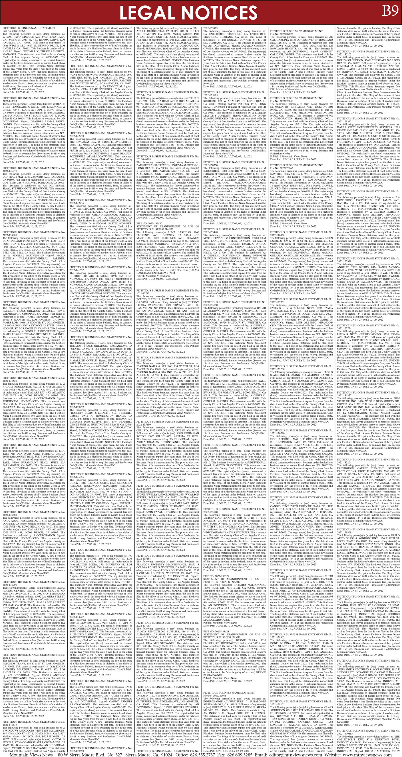 MVNews this week:  Page B:9