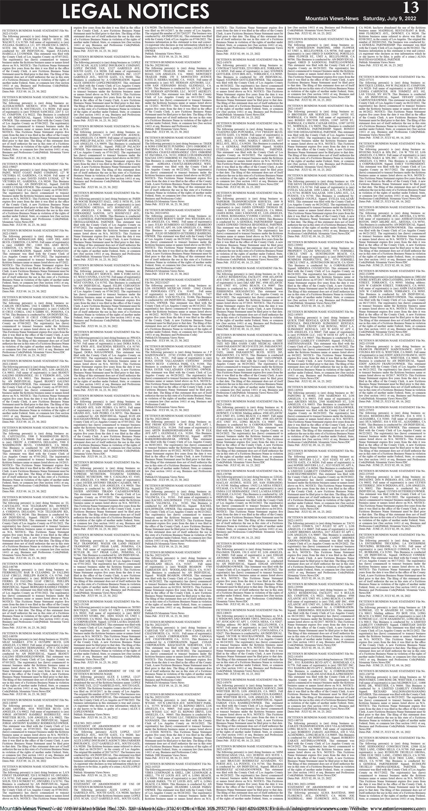 MVNews this week:  Page 13