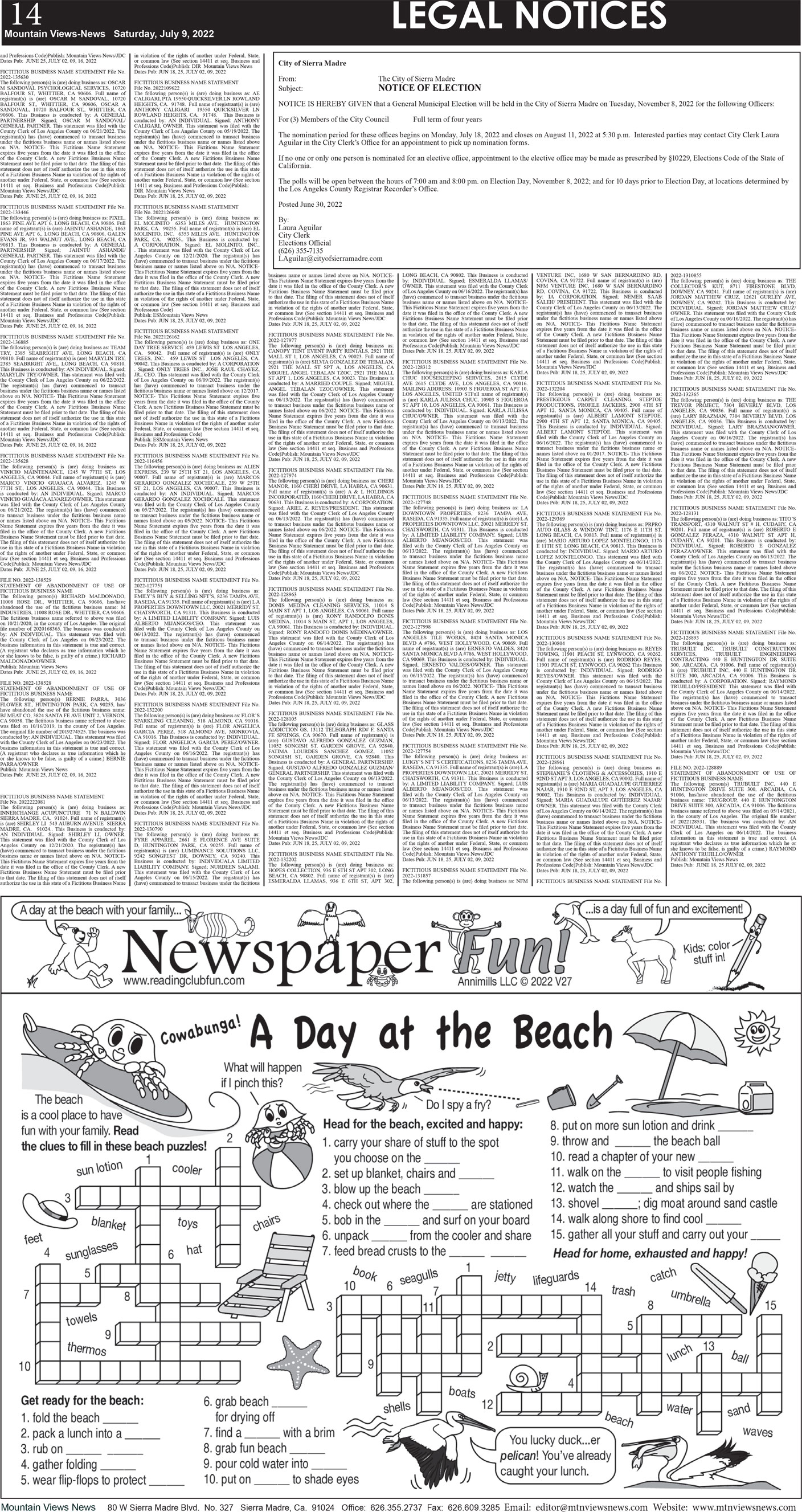 MVNews this week:  Page 14