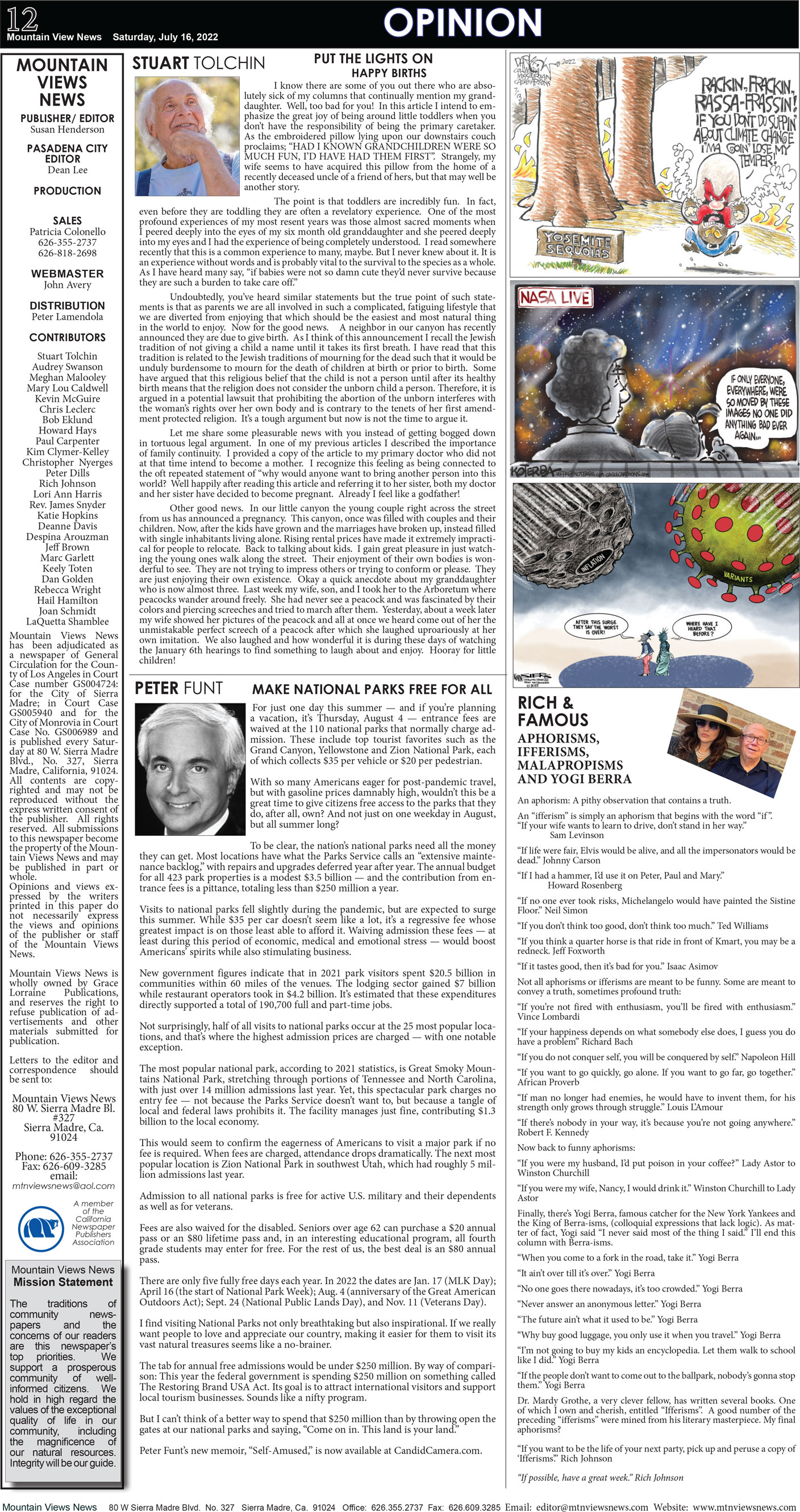 MVNews this week:  Page 12