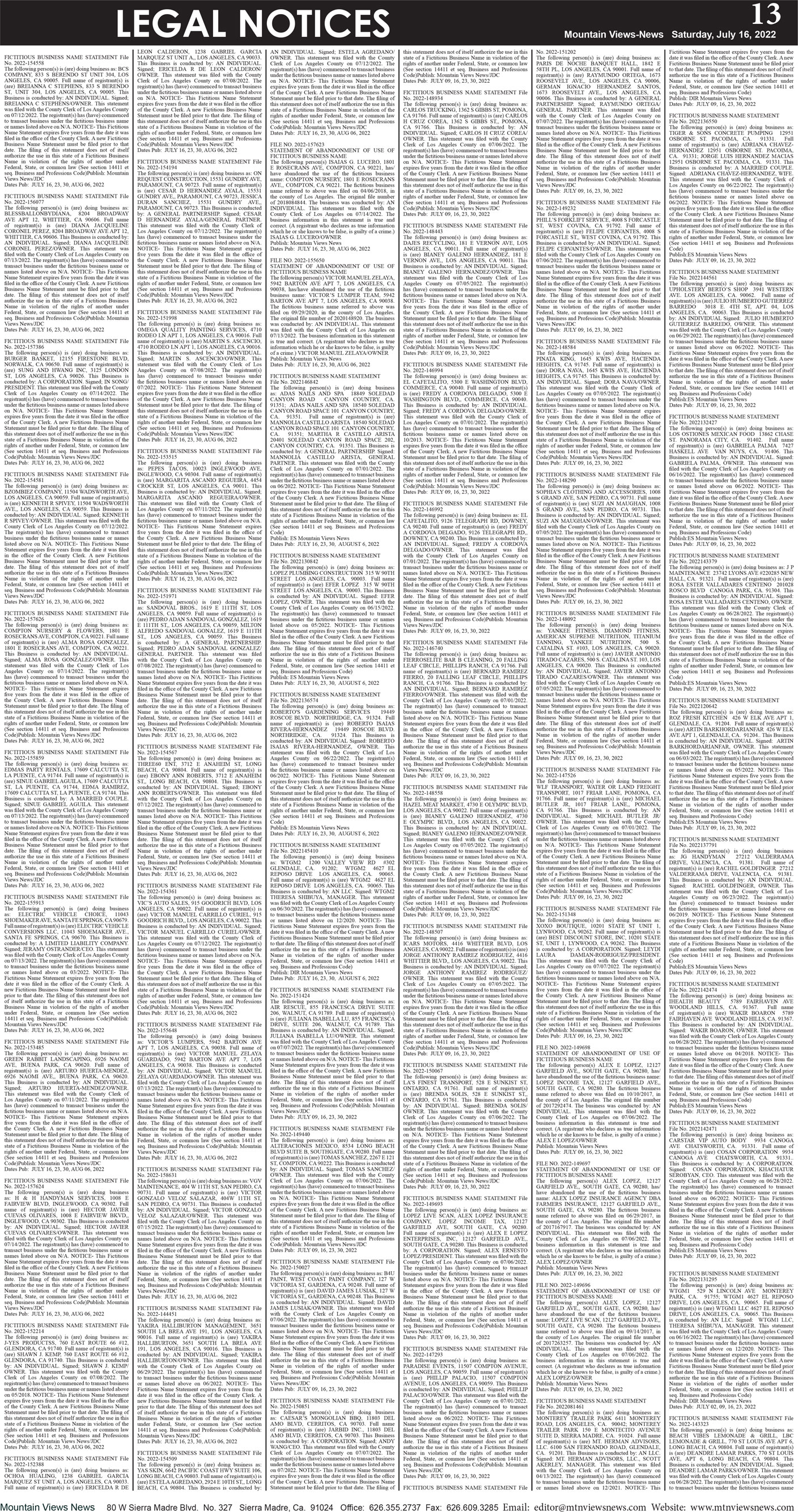 MVNews this week:  Page 13