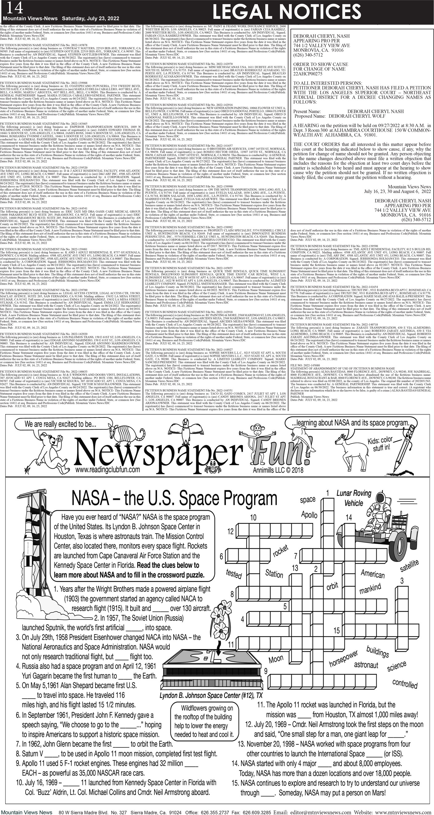 MVNews this week:  Page 14