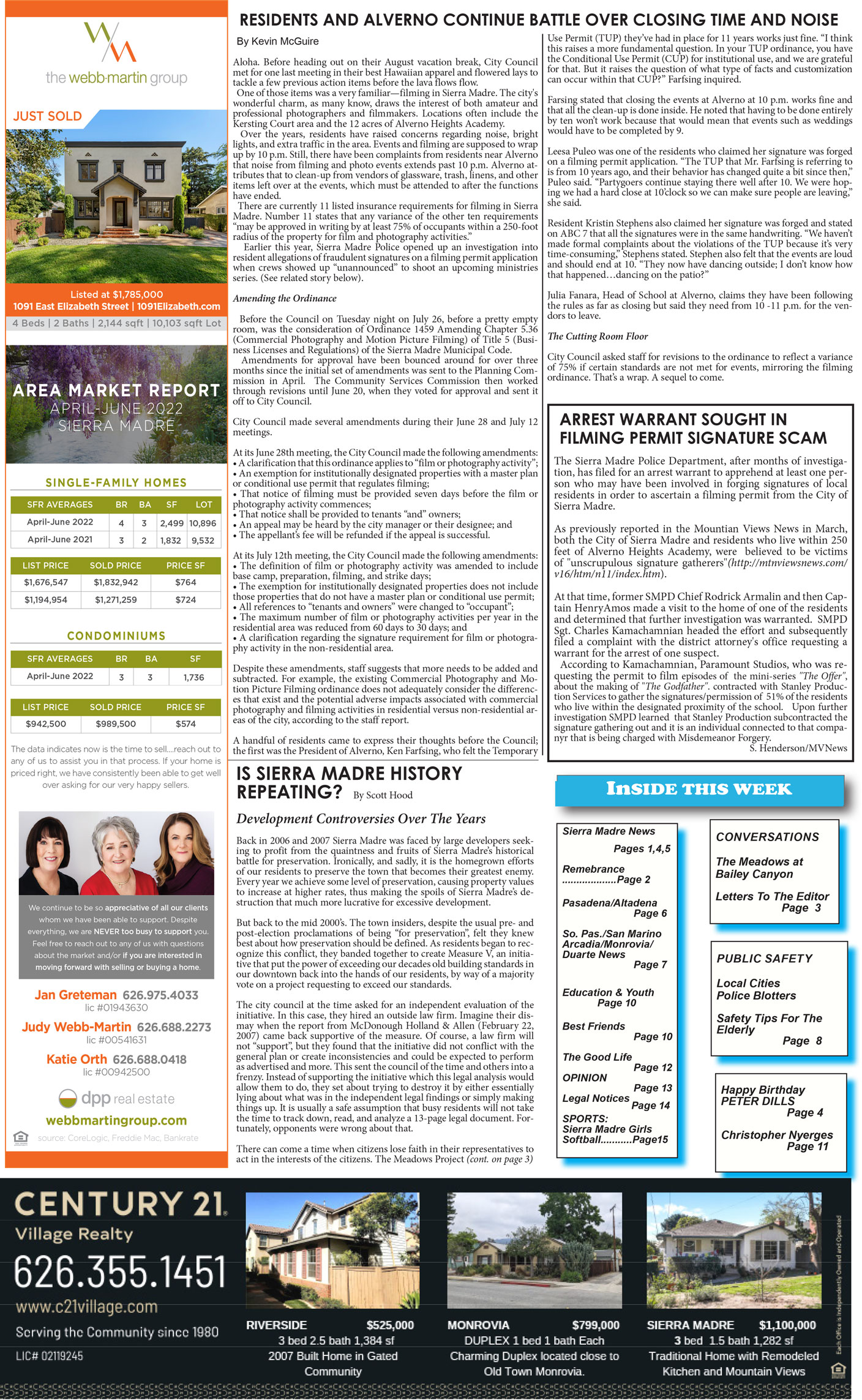 MVNews this week:  Page 1