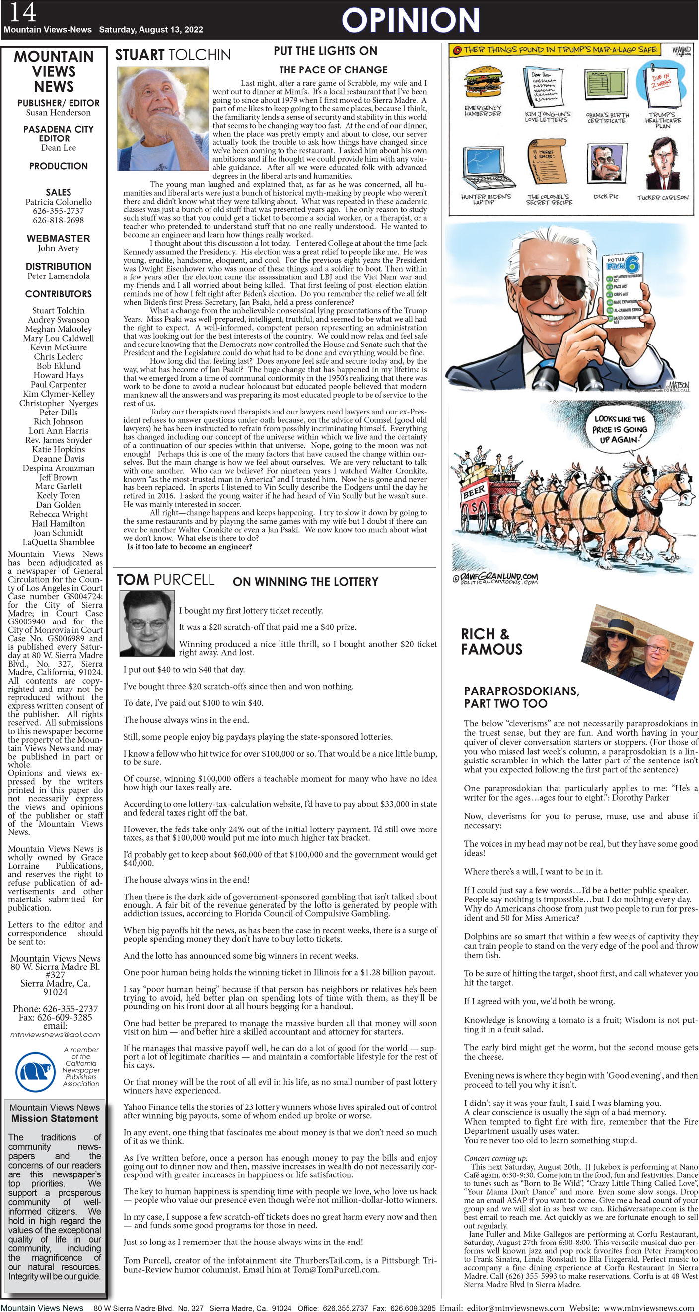 MVNews this week:  Page 14