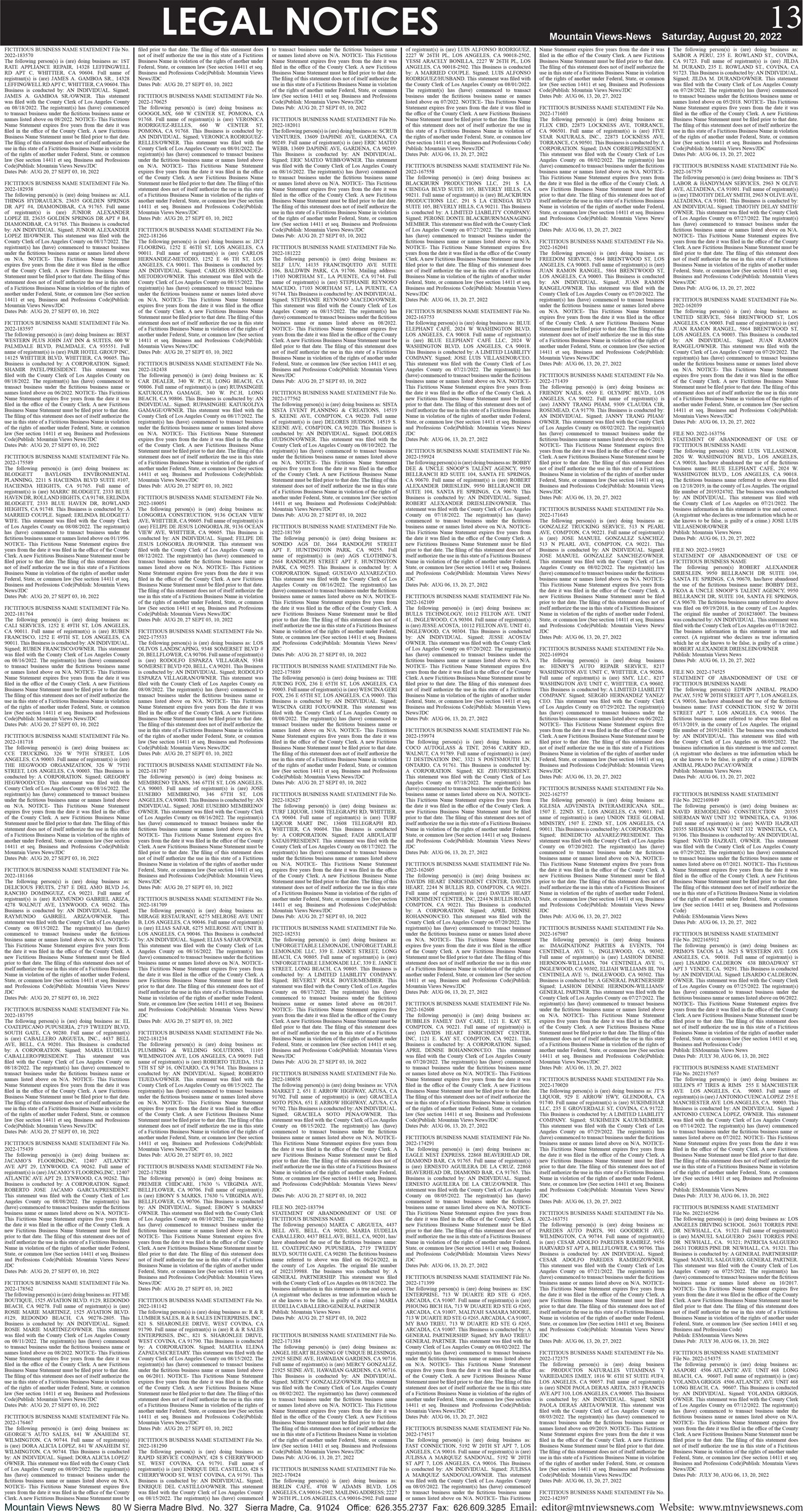 MVNews this week:  Page 13