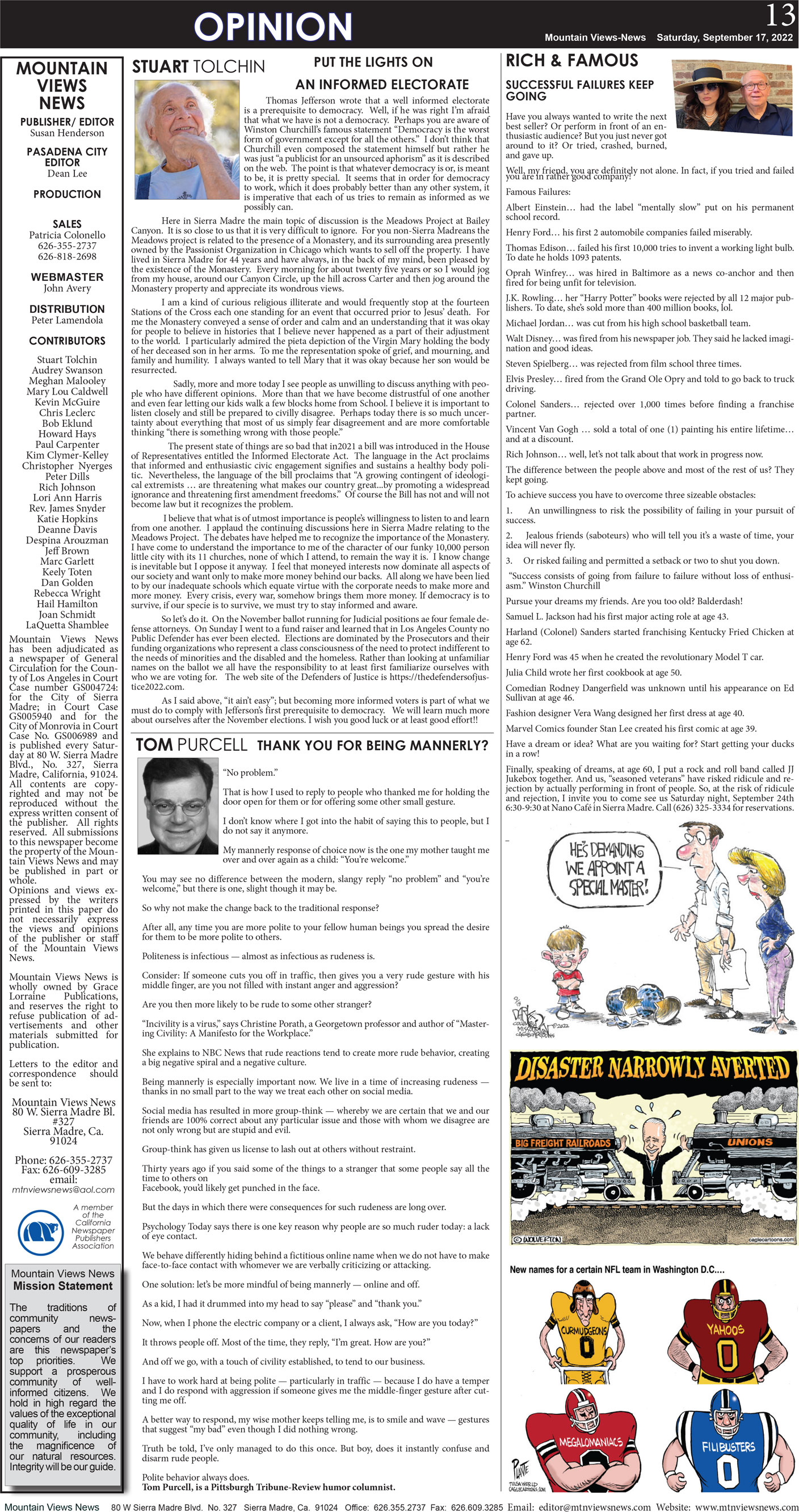 MVNews this week:  Page 13