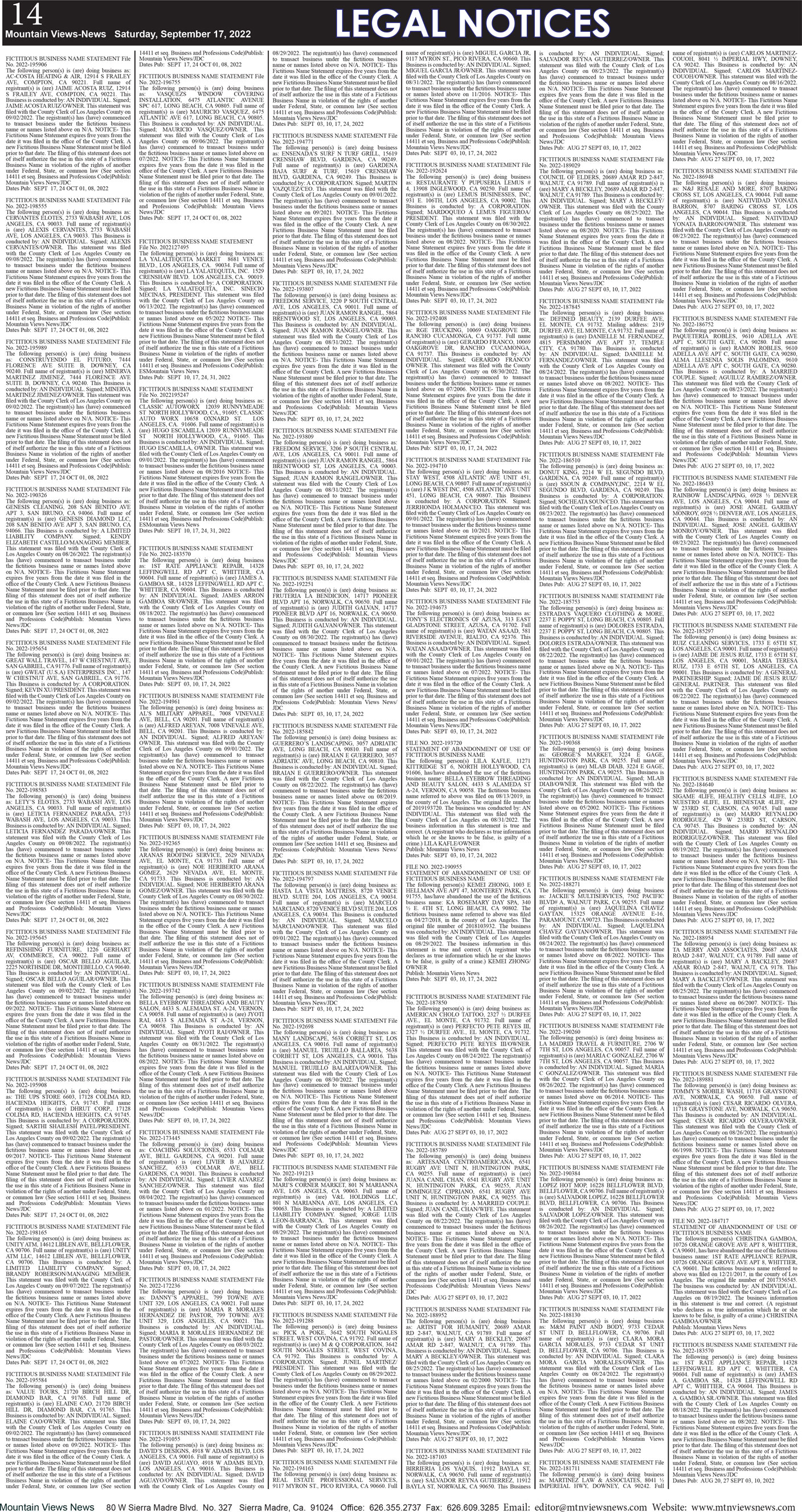 MVNews this week:  Page 14