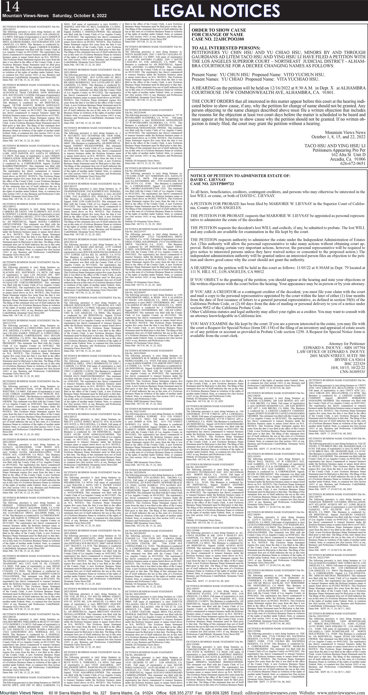 MVNews this week:  Page 14