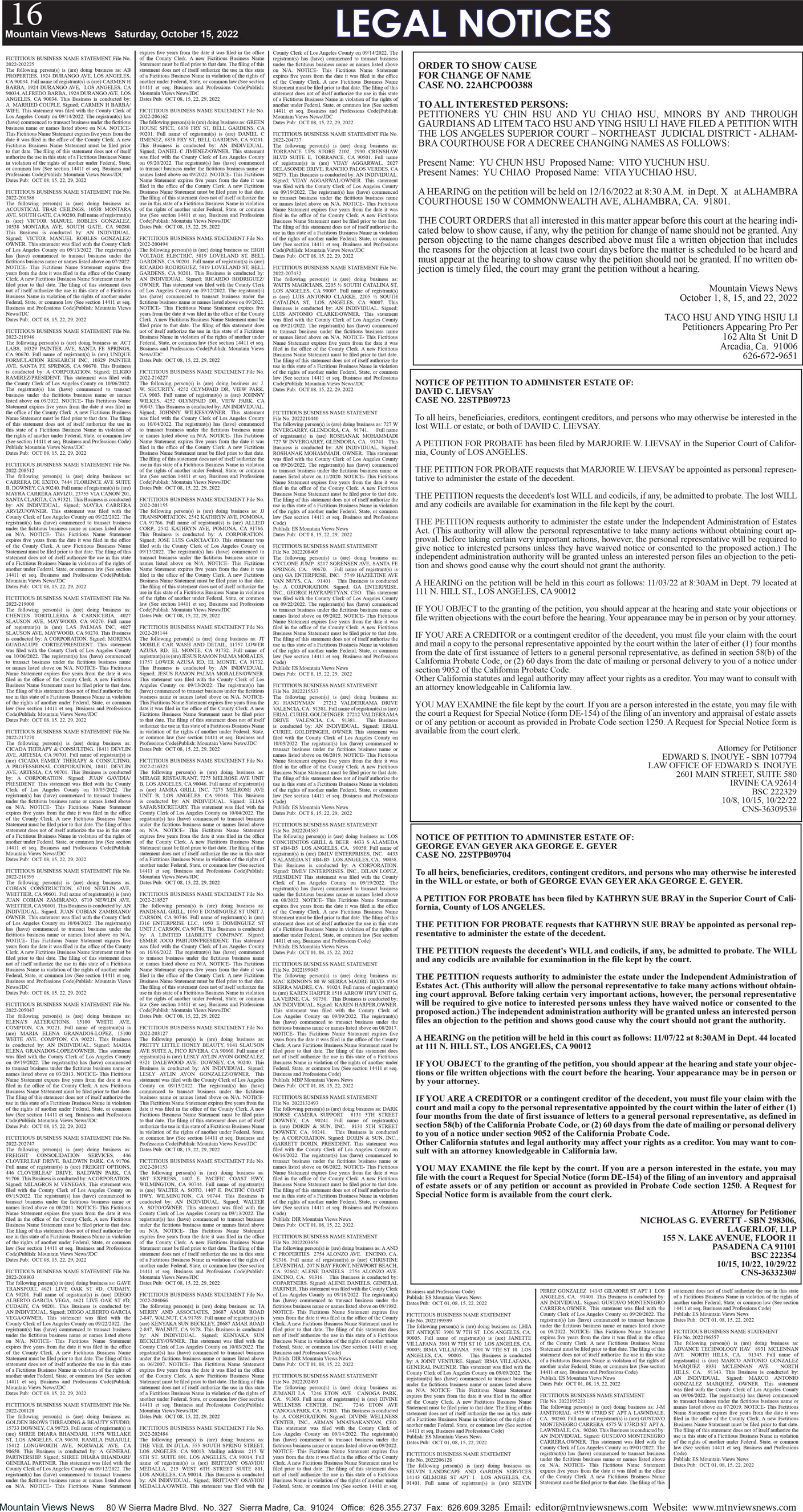 MVNews this week:  Page 16