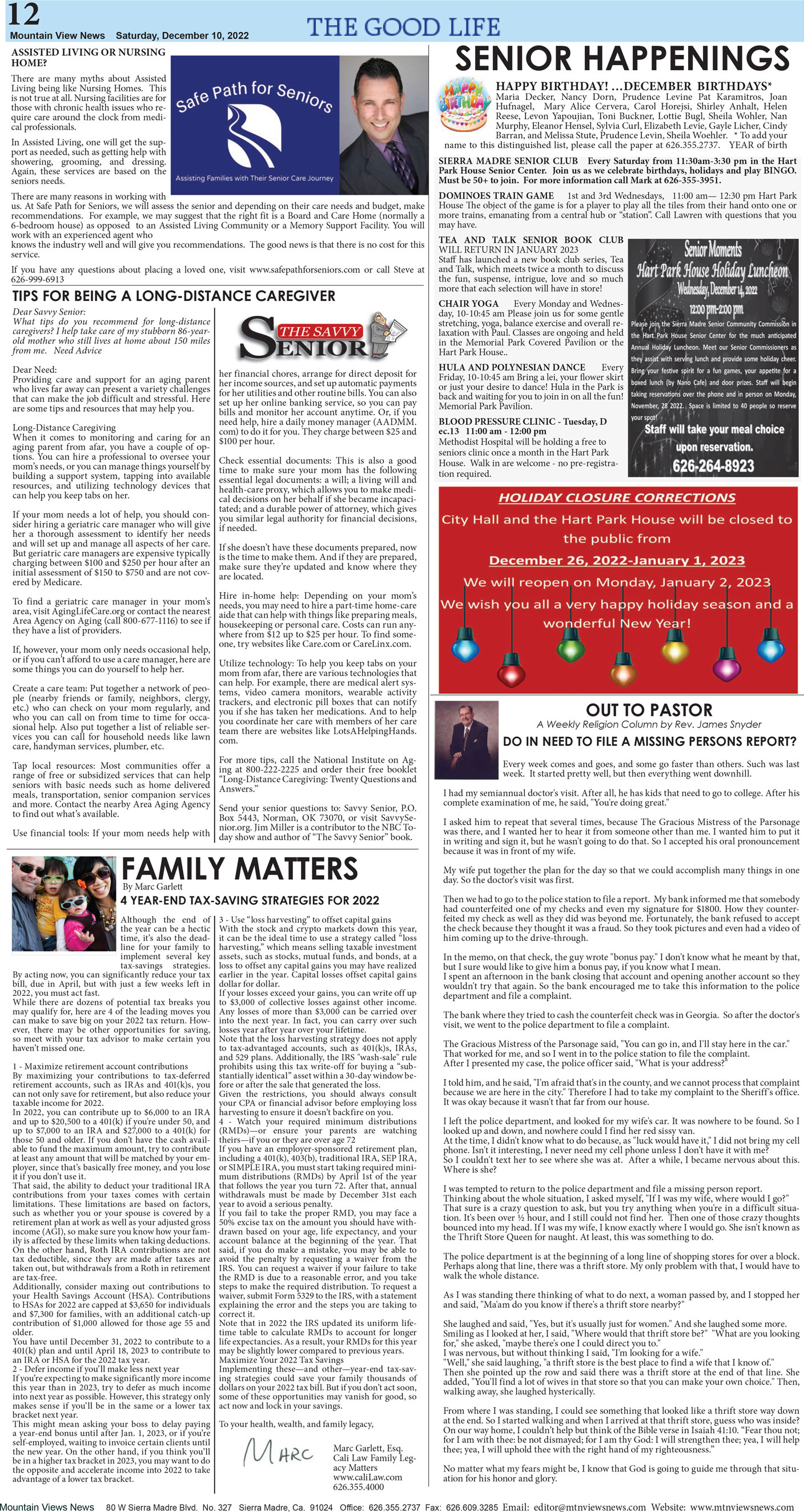 MVNews this week:  Page 12