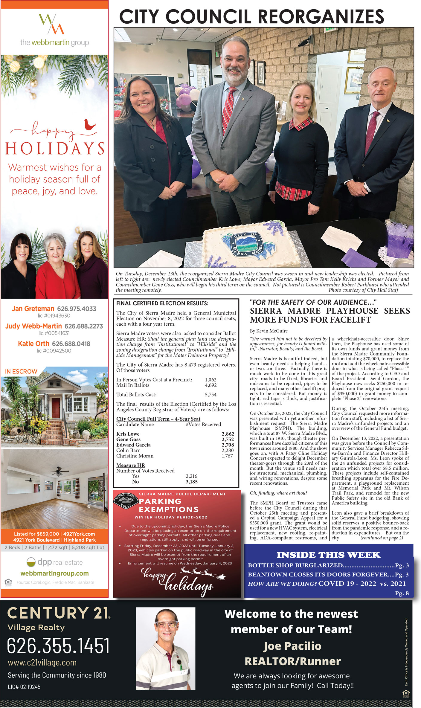 MVNews this week:  Page 1