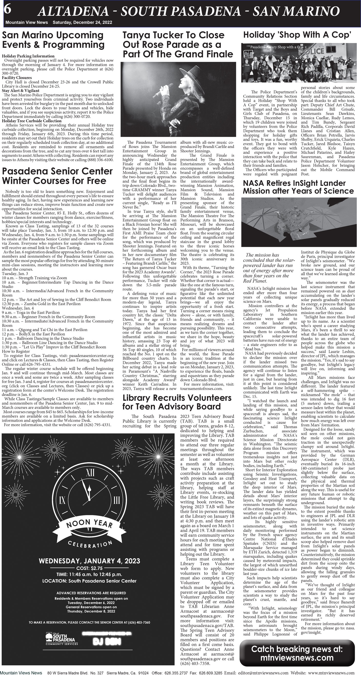 MVNews this week:  Page 6