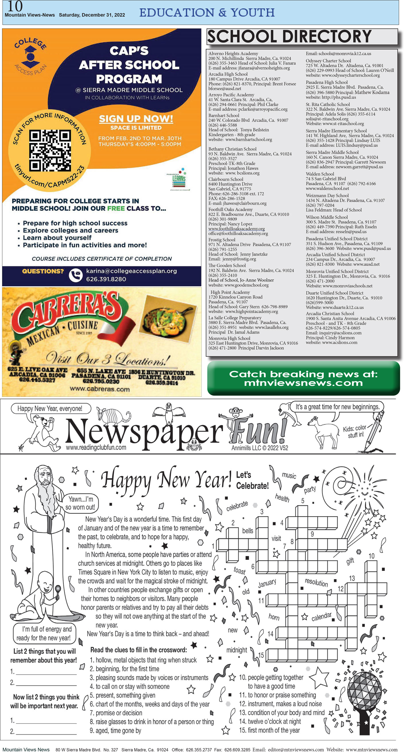 MVNews this week:  Page 10