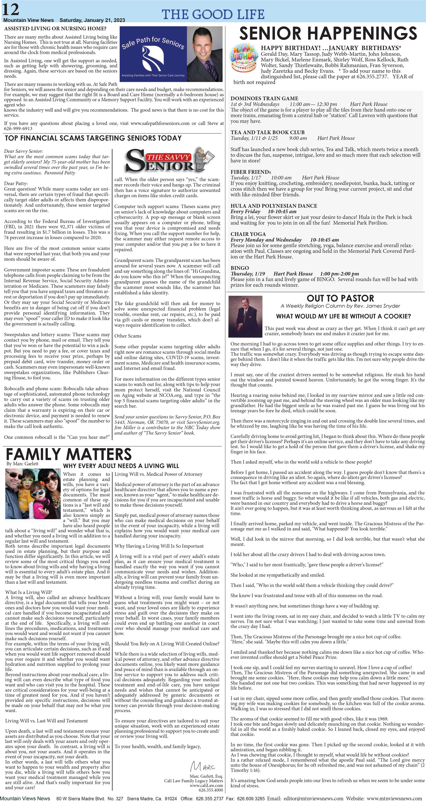 MVNews this week:  Page 12