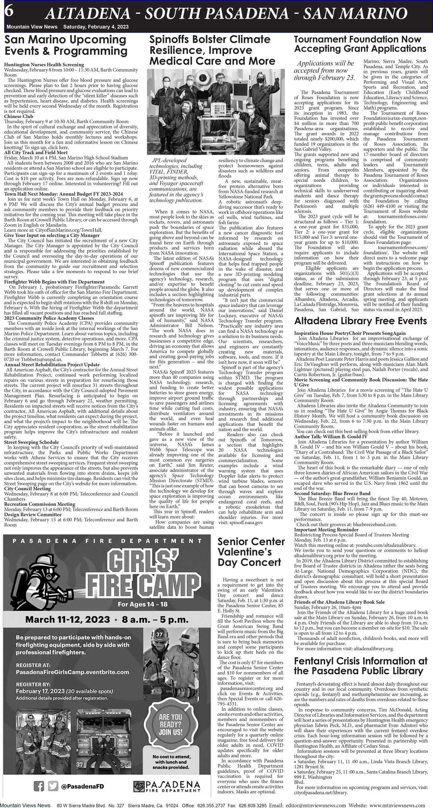 MVNews this week:  Page 6