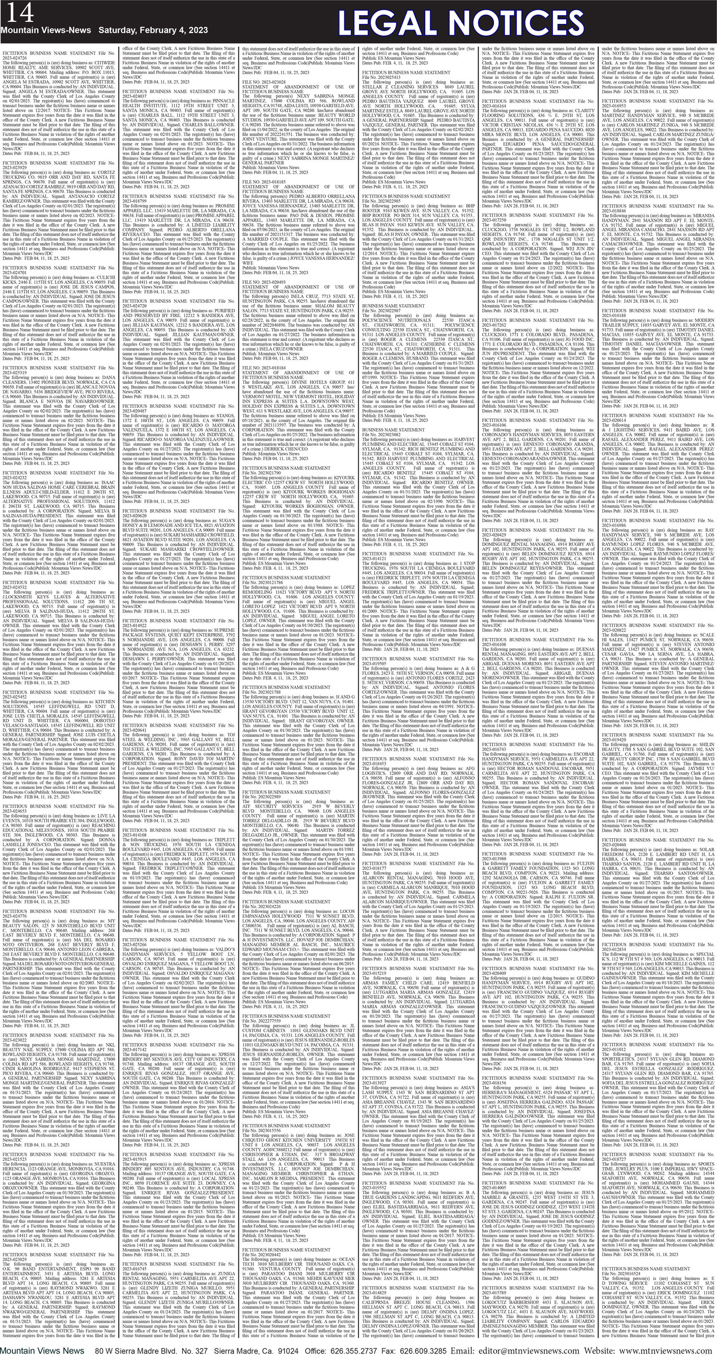 MVNews this week:  Page 14