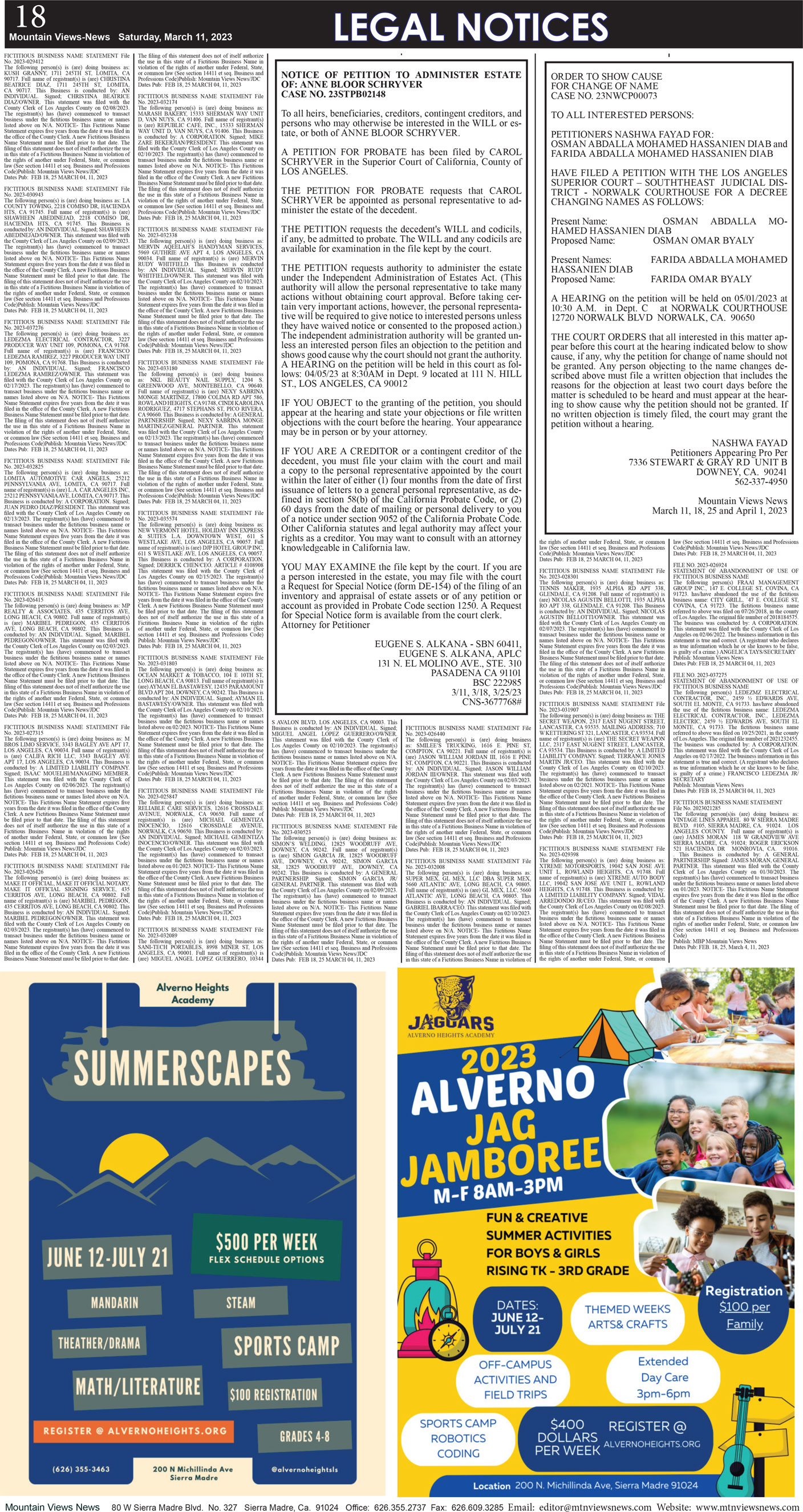 MVNews this week:  Page 18