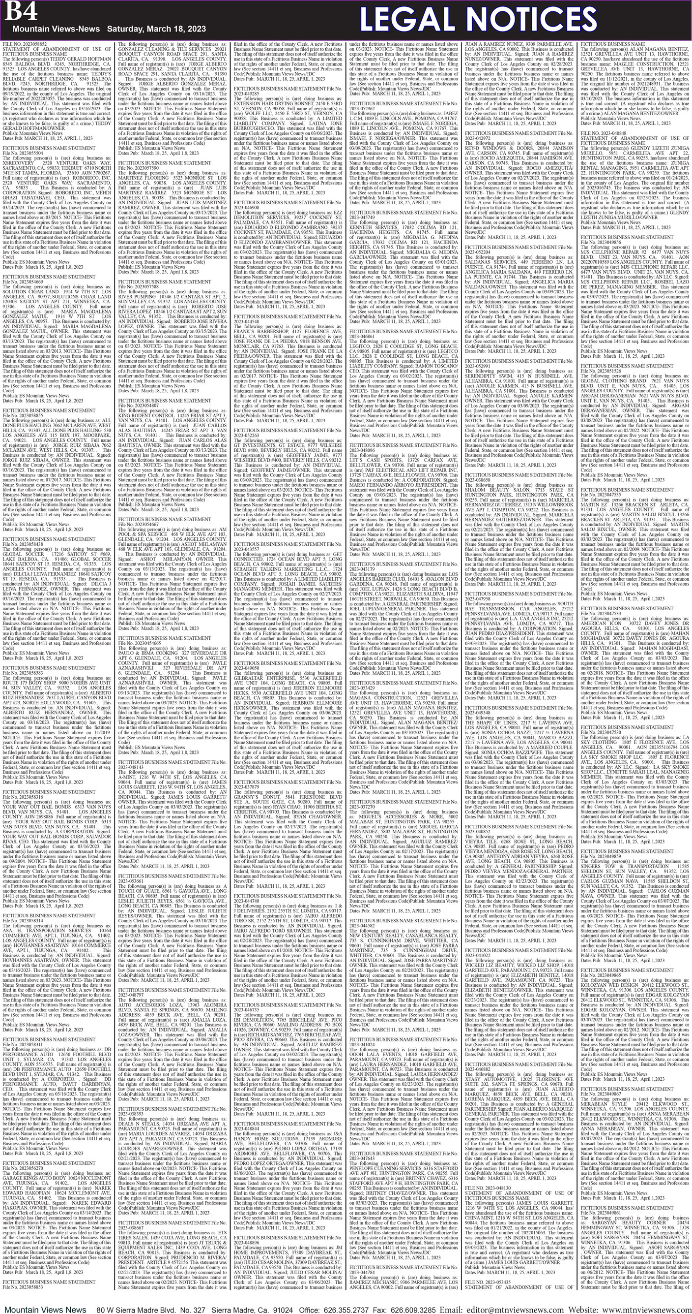 MVNews this week:  Page B:4