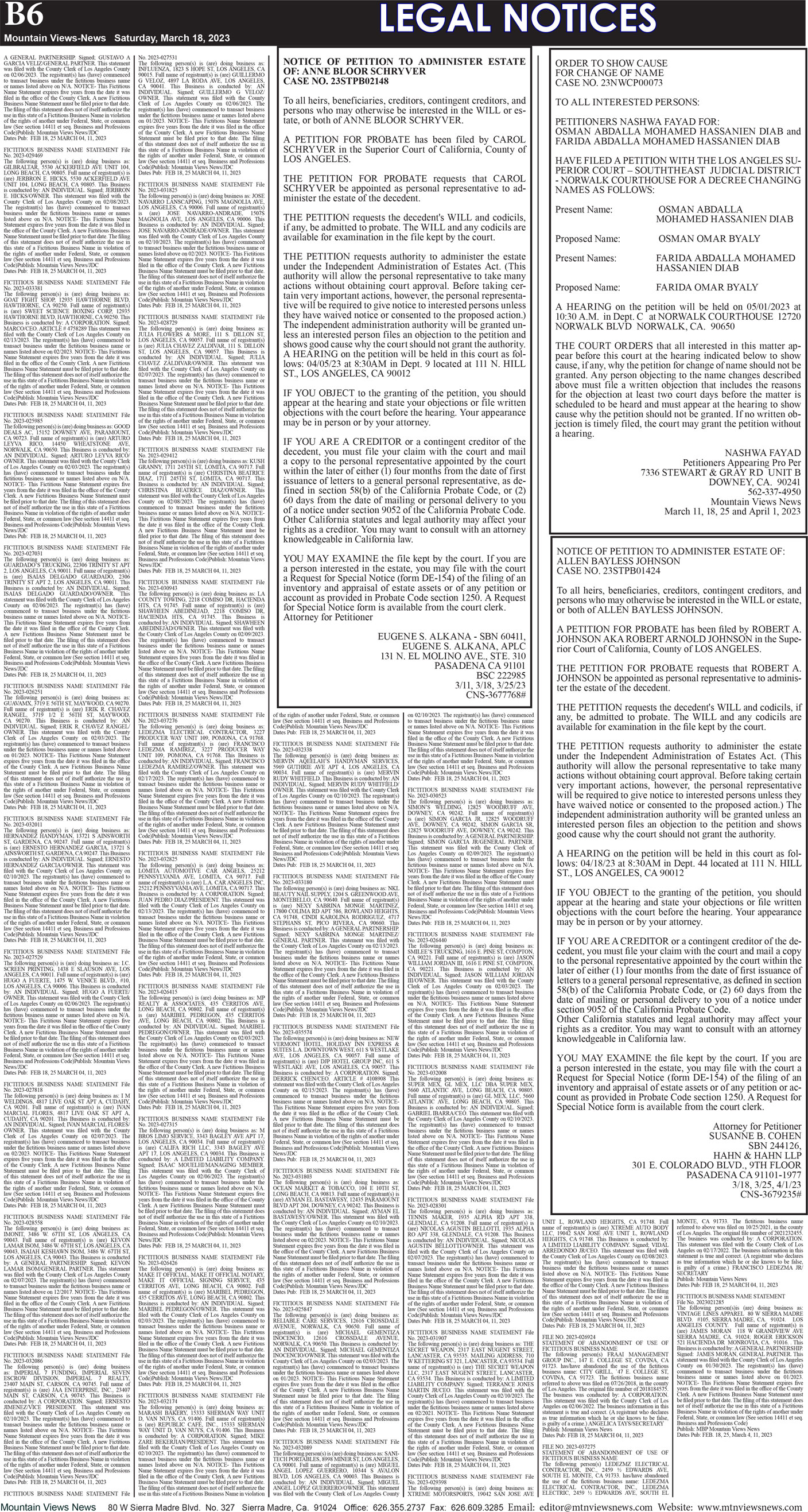 MVNews this week:  Page B:6